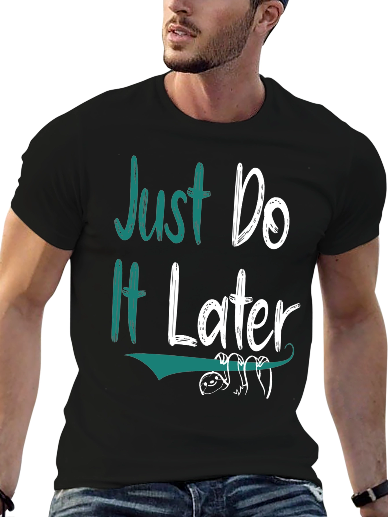 Just Do It Later Sloth Graphic Tee