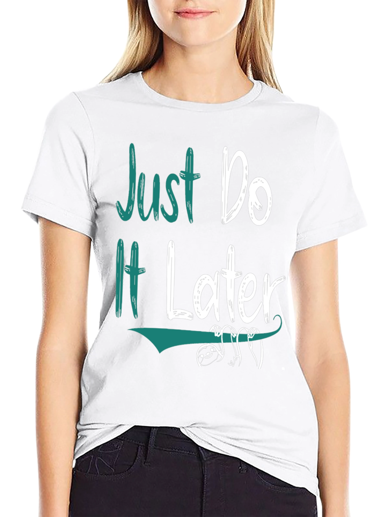 Just Do It Later Sloth Graphic Tee