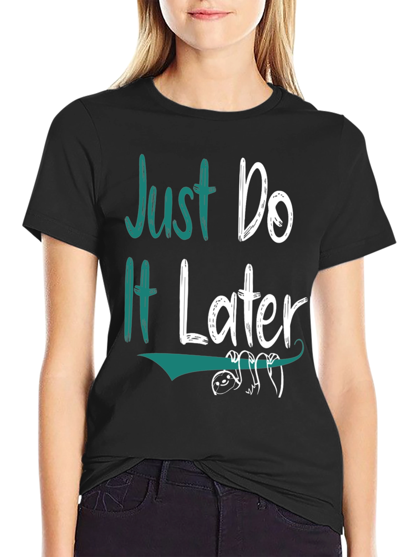 Just Do It Later Sloth Graphic Tee
