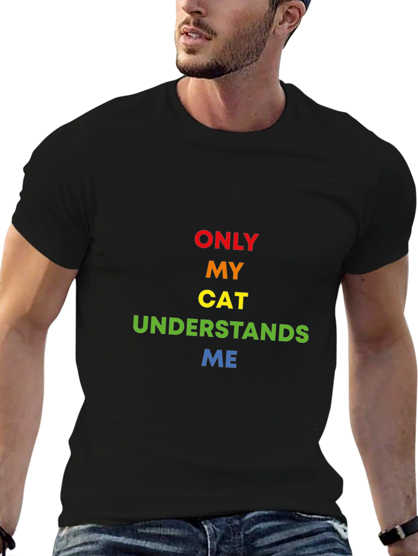 Only My Cat Understands Me Graphic Tee