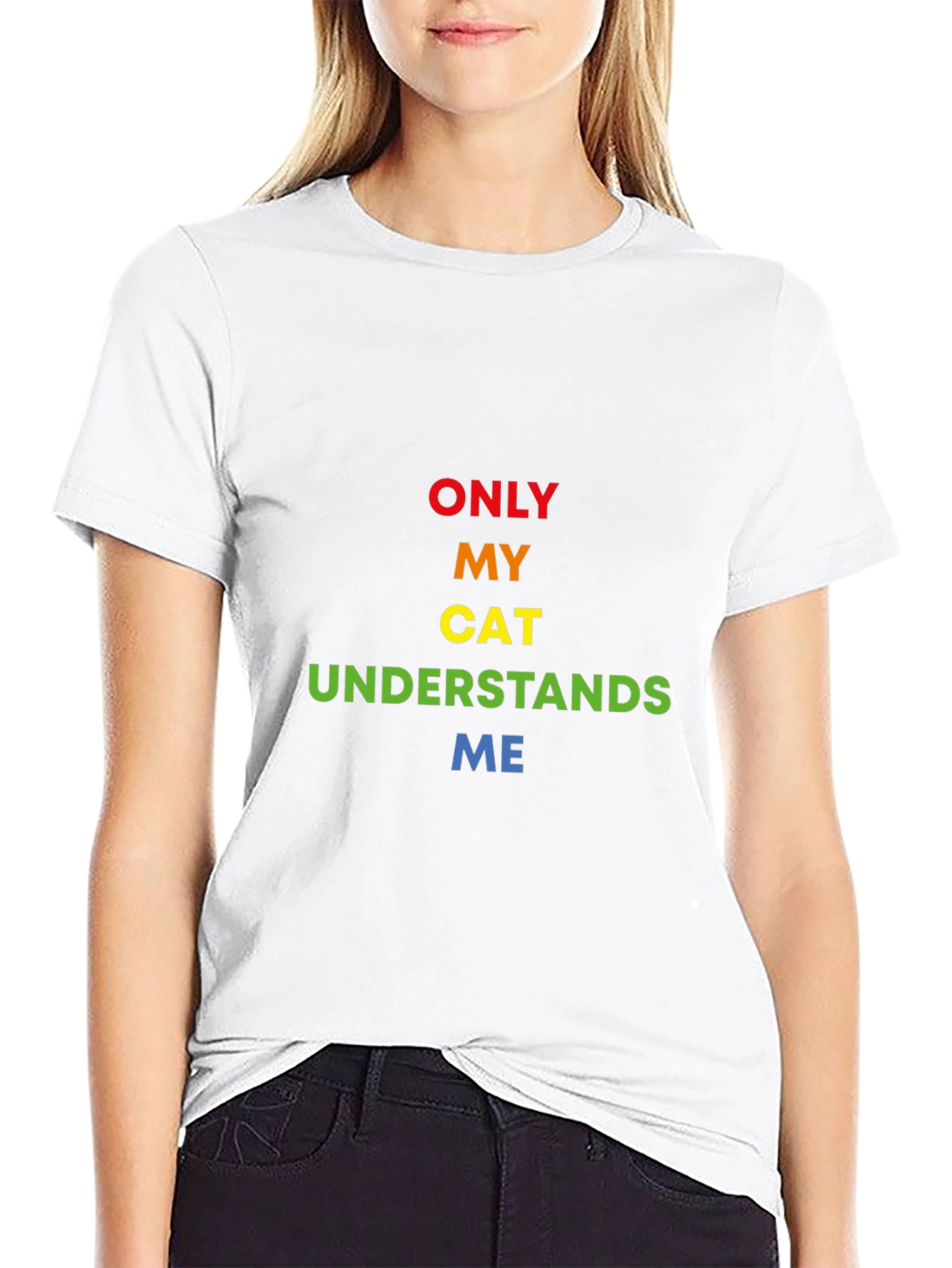 Only My Cat Understands Me Graphic Tee