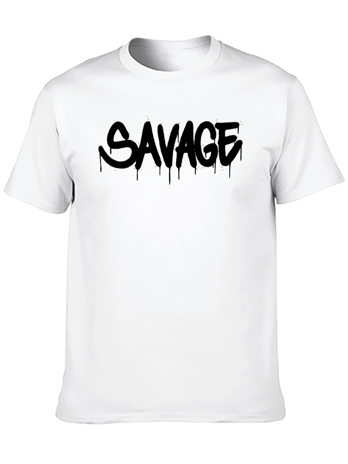 Savage Graphic Print T-Shirt - Mens Fashion Tee