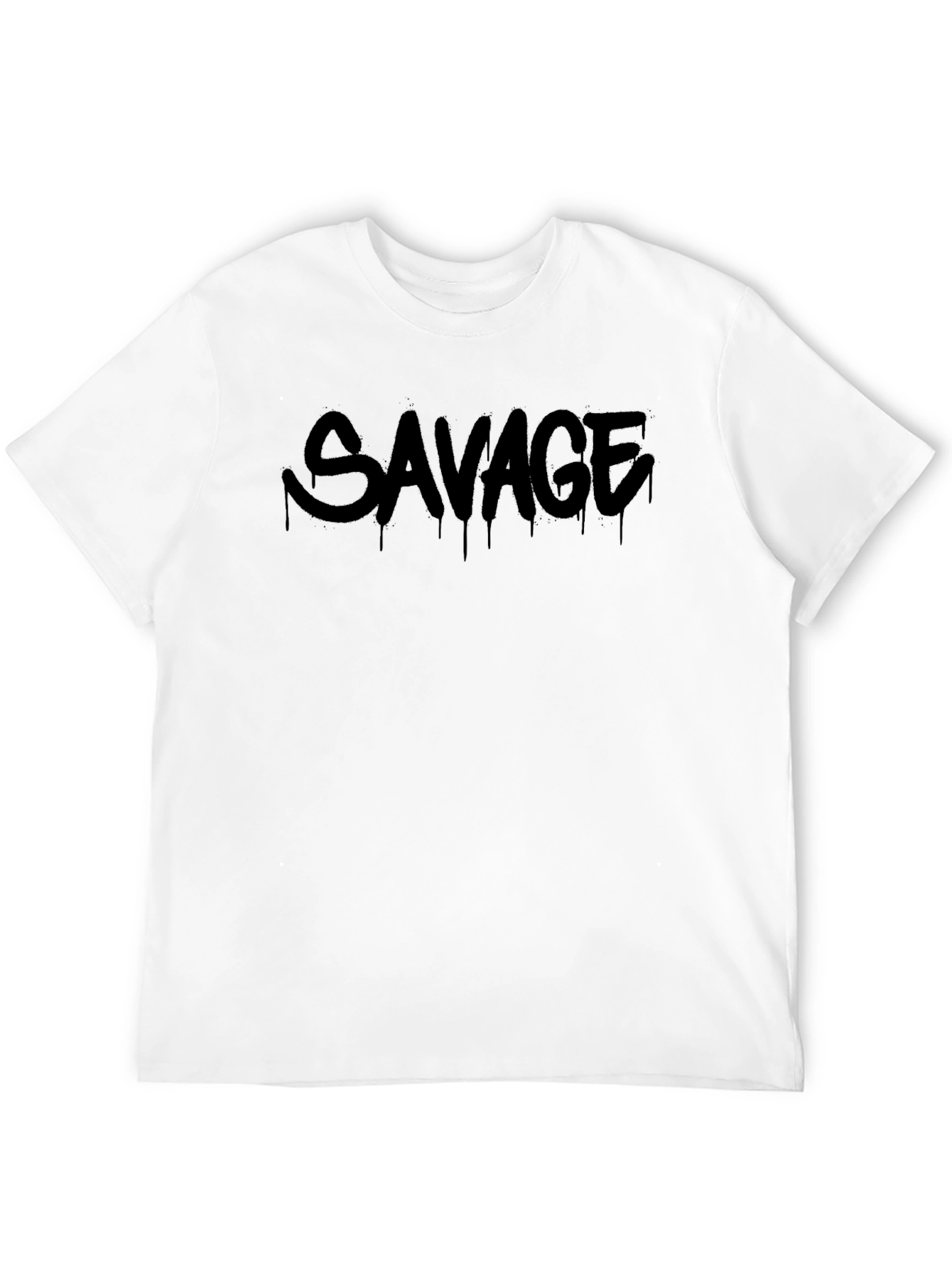 Savage Graphic Print T-Shirt - Mens Fashion Tee