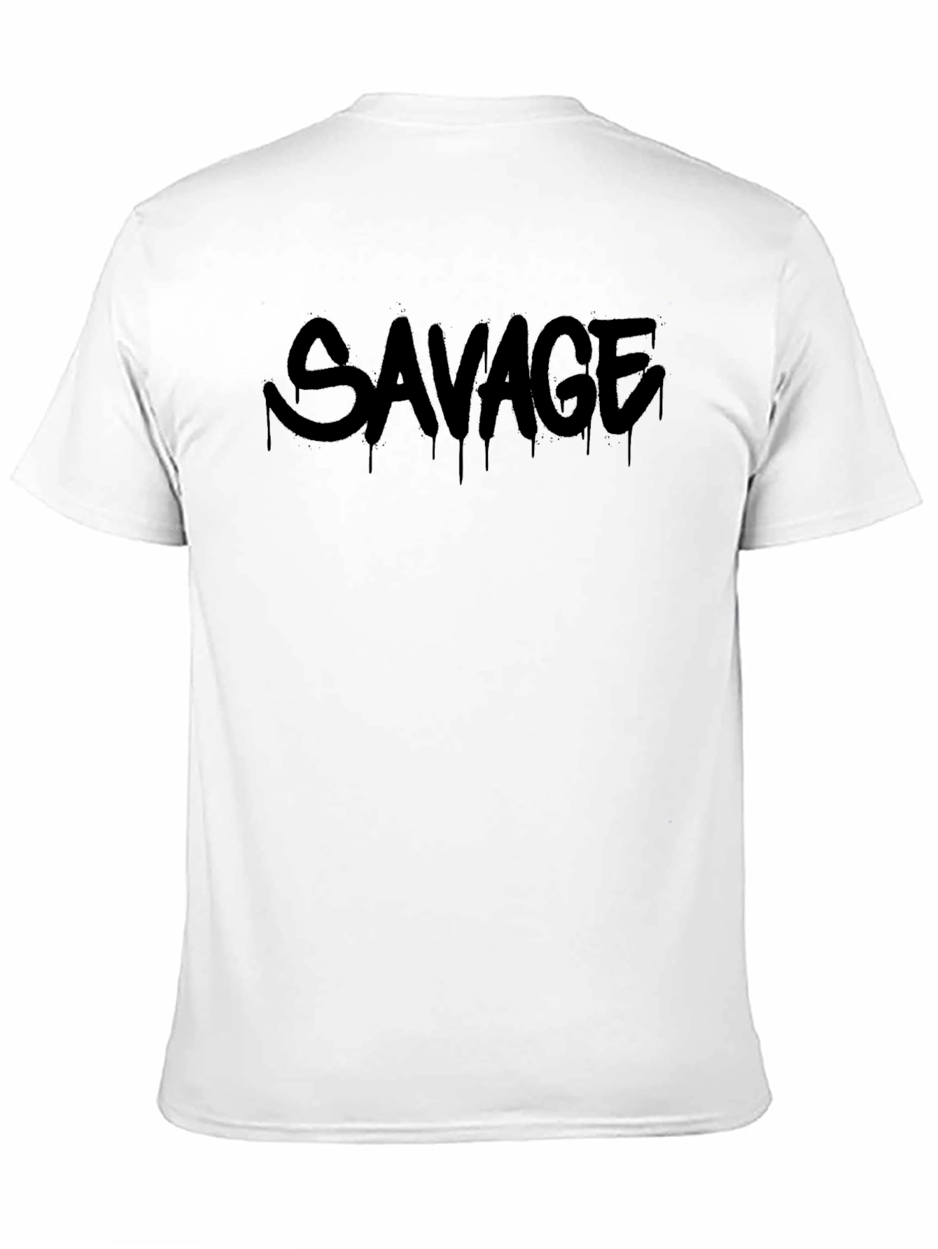 Savage Graphic Print T-Shirt - Mens Fashion Tee