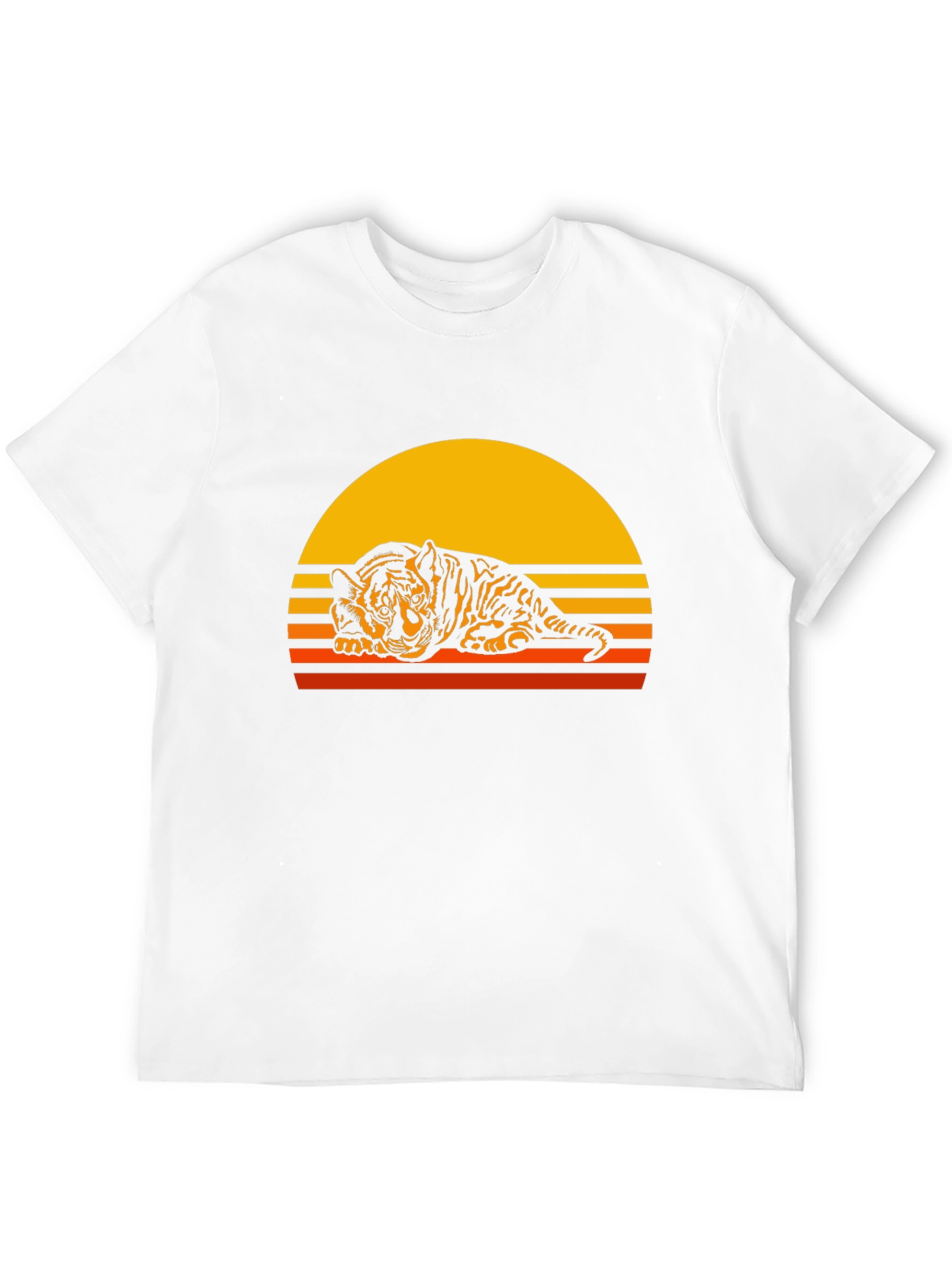 Retro Tiger Graphic Tee - Comfort Fit