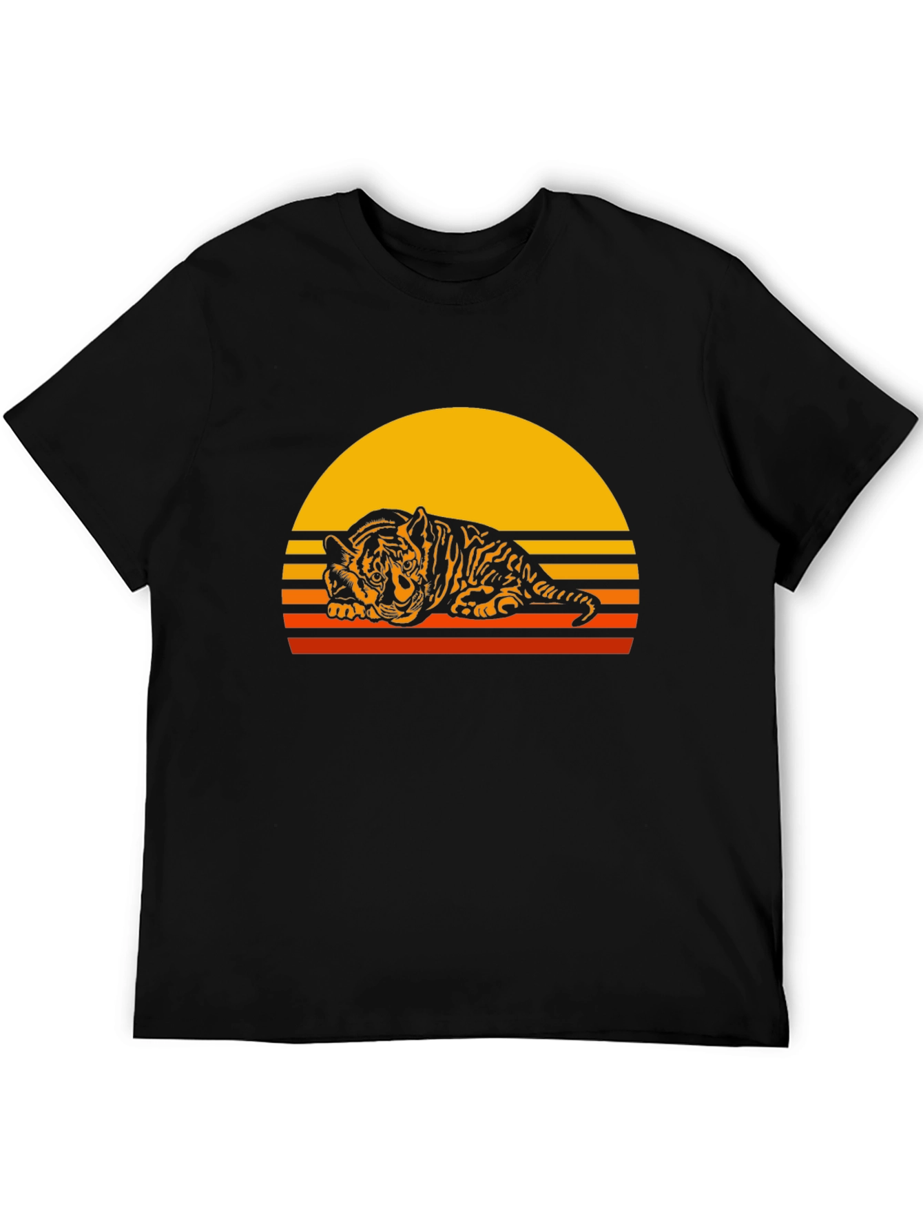 Retro Tiger Graphic Tee - Comfort Fit