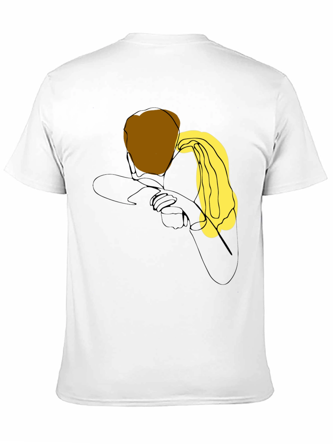 Abstract Figure Graphic Print T-Shirt
