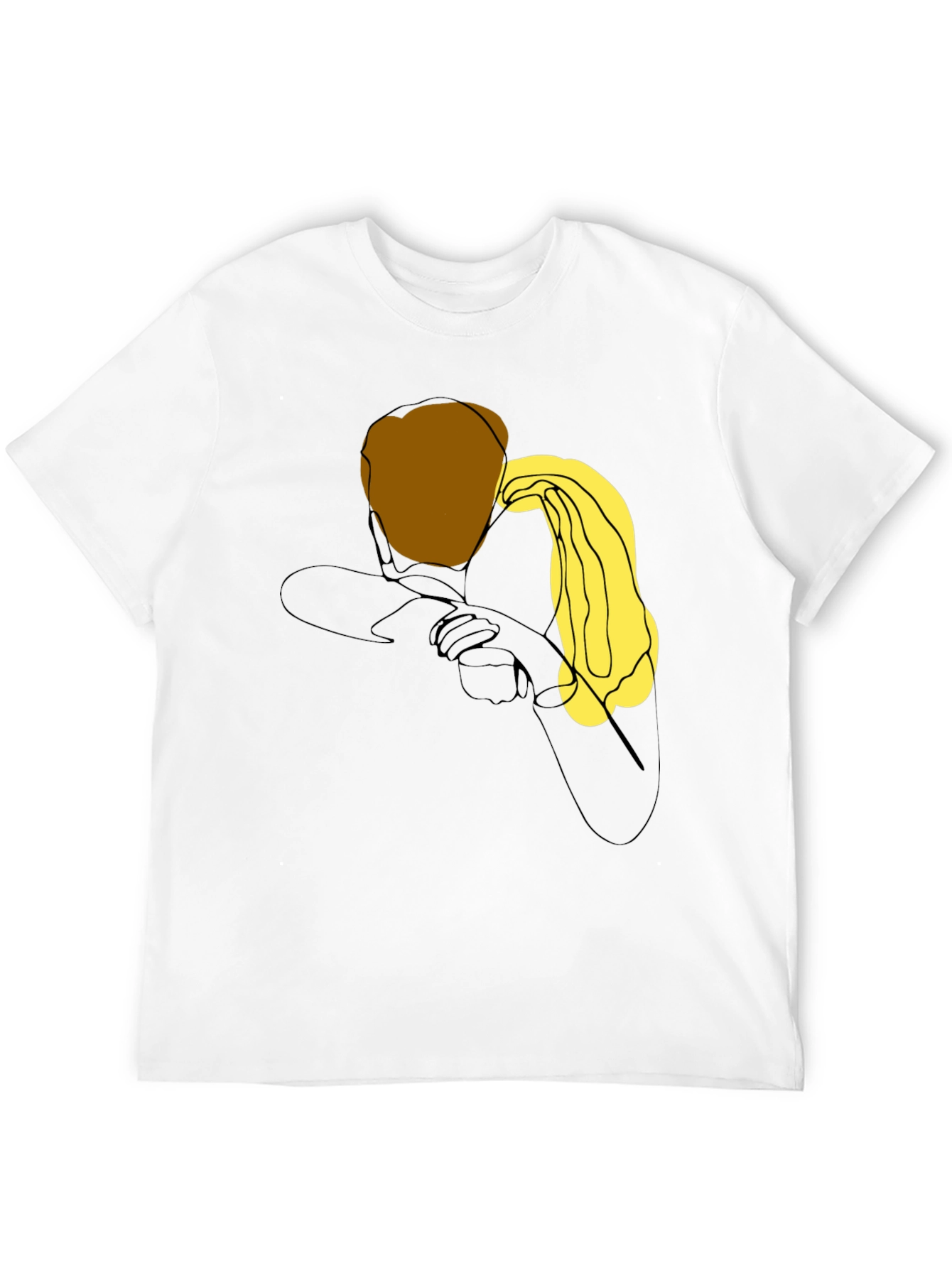 Abstract Figure Graphic Print T-Shirt