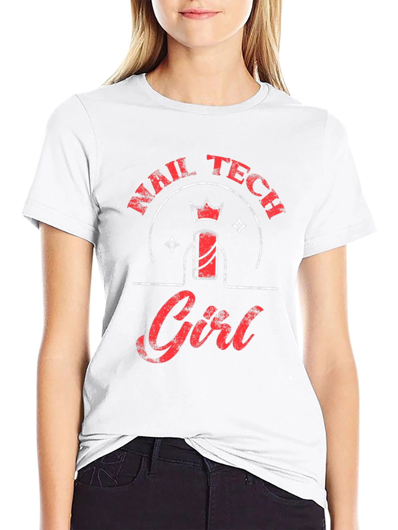 Nail Tech Girl T-Shirt Manicure Specialist Tee