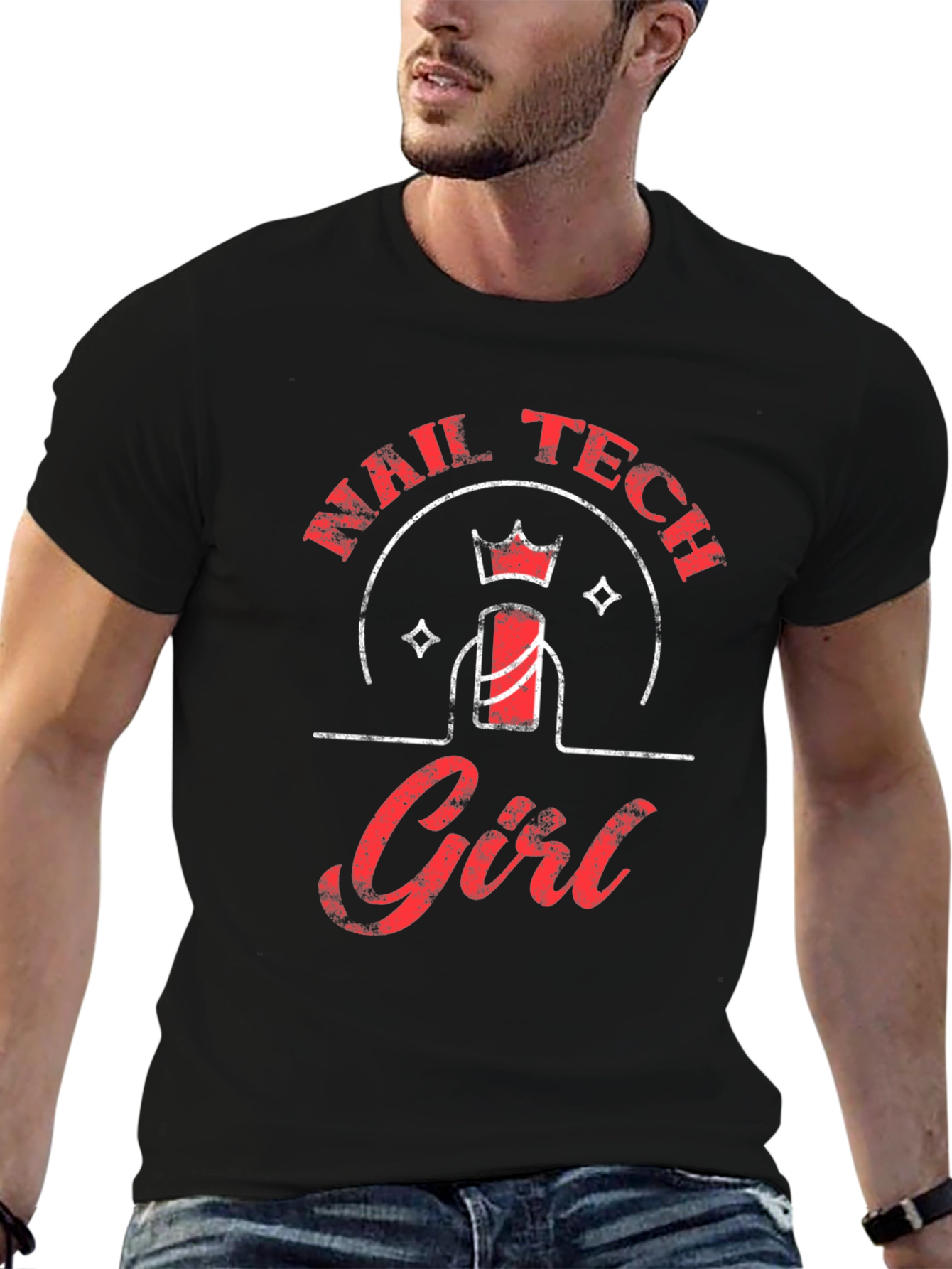 Nail Tech Girl T-Shirt Manicure Specialist Tee
