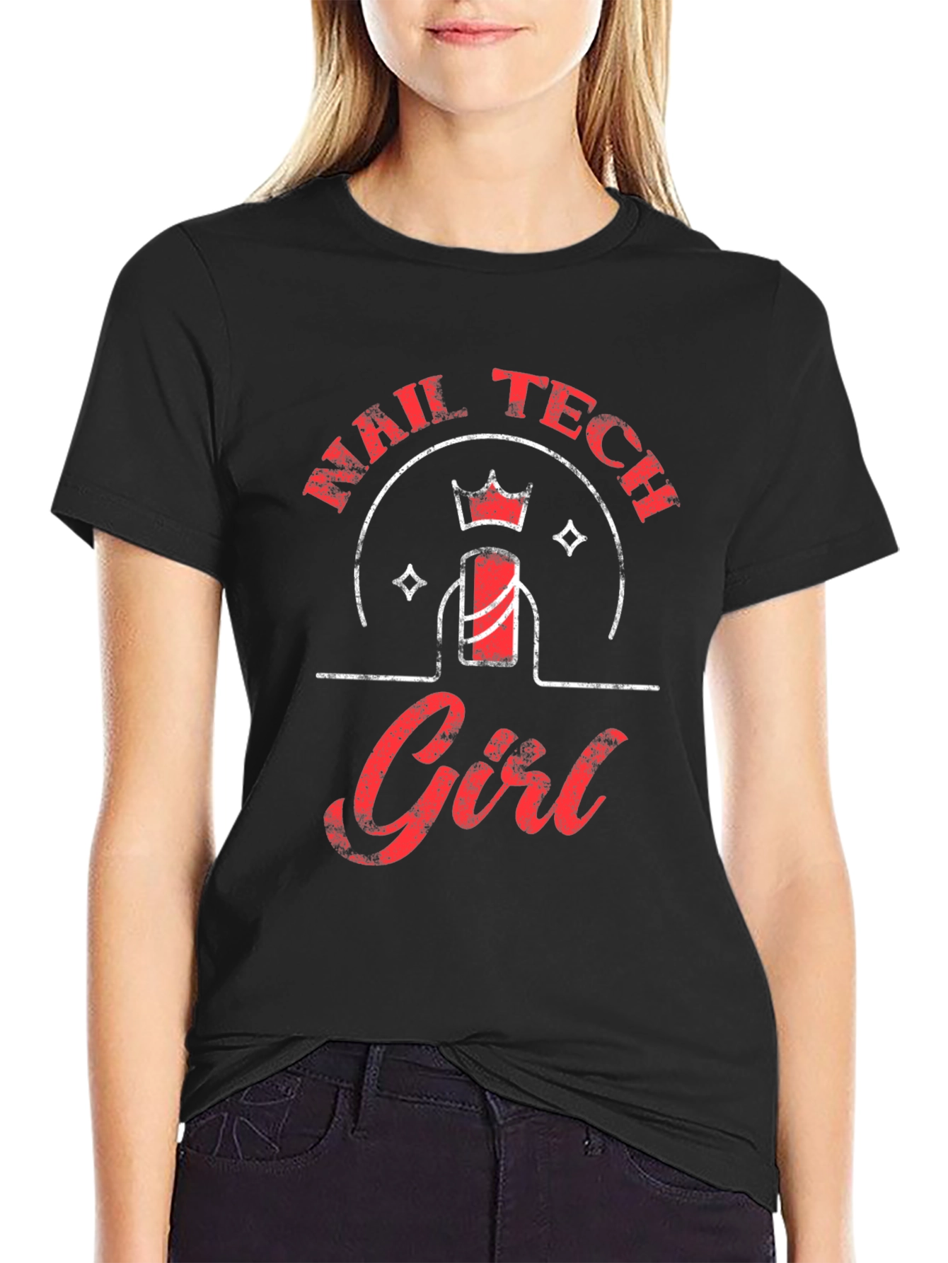 Nail Tech Girl T-Shirt Manicure Specialist Tee