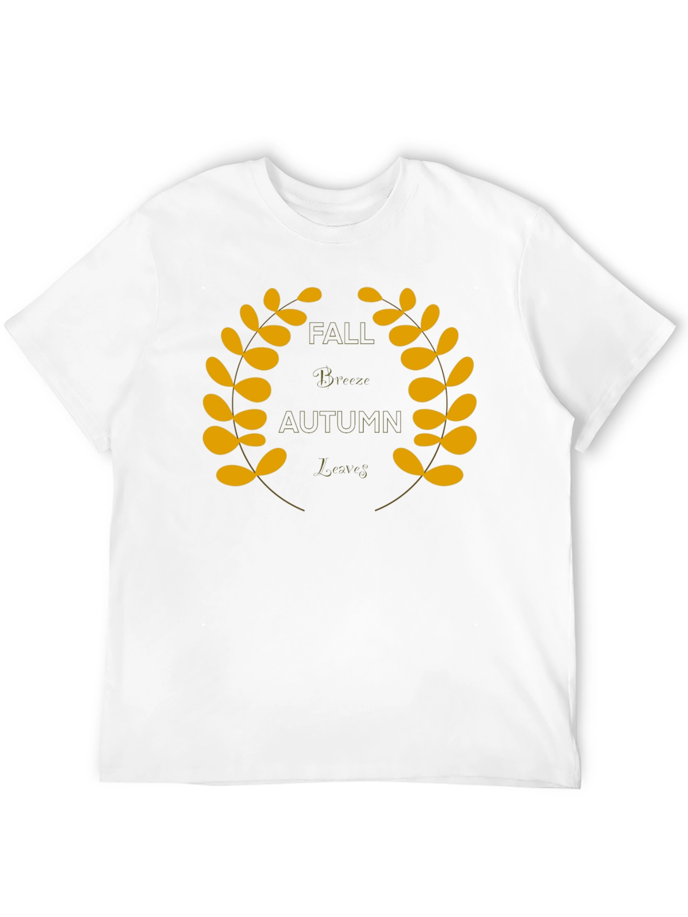 Fall Breeze Autumn Leaves Graphic Tee