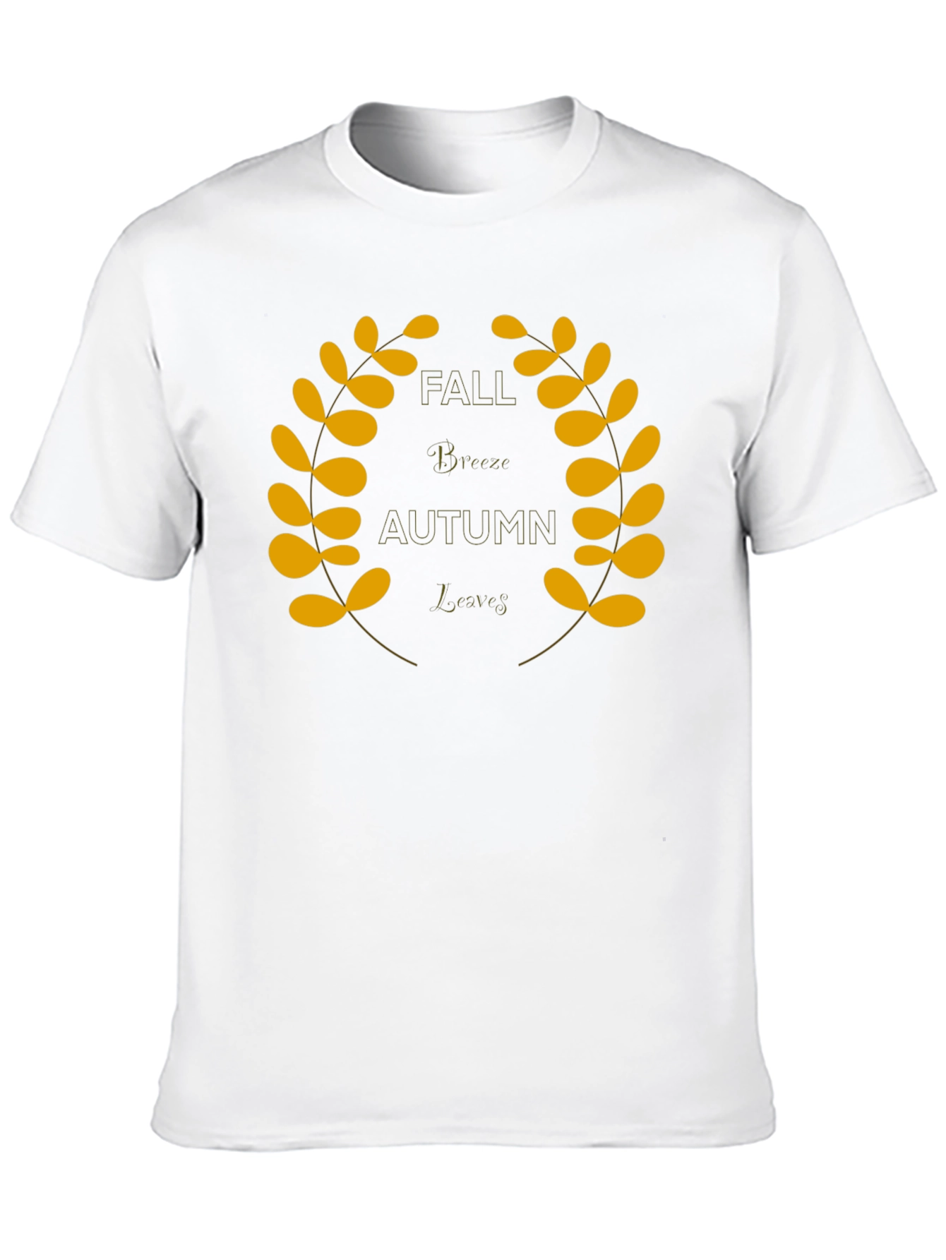 Fall Breeze Autumn Leaves Graphic Tee