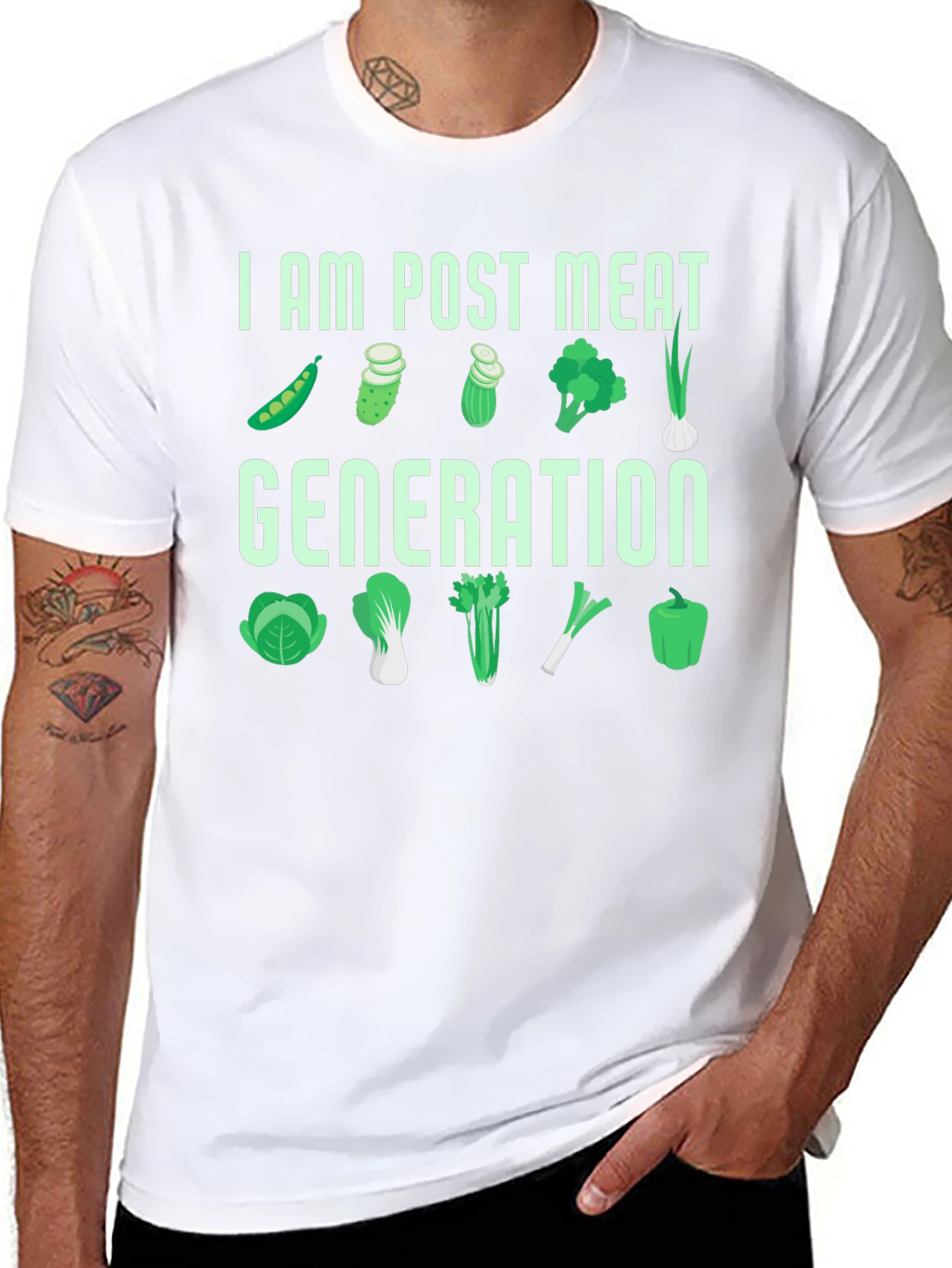 Post Meat Generation Graphic T-Shirt