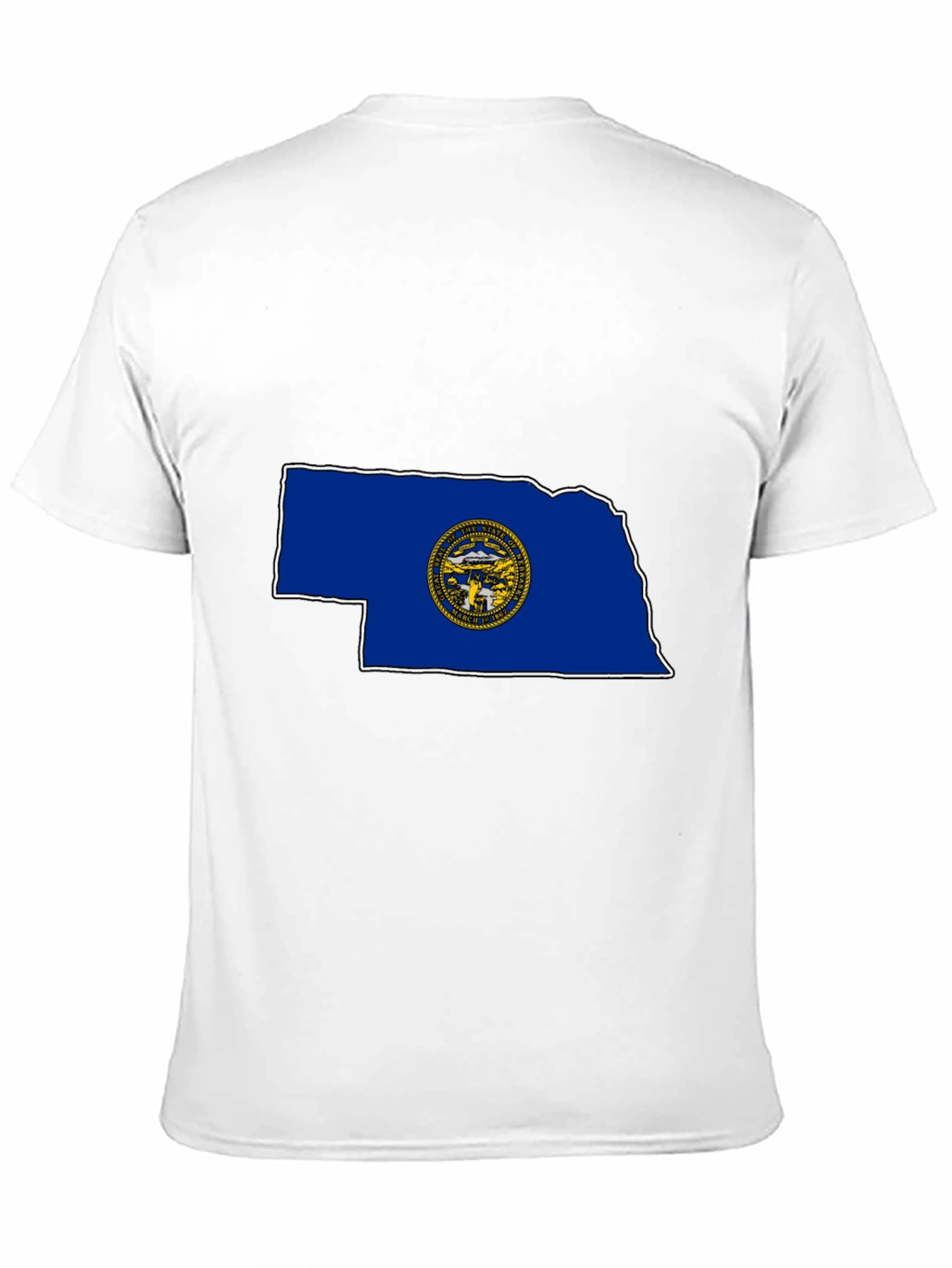 Nebraska State Flag Graphic Print T-Shirt