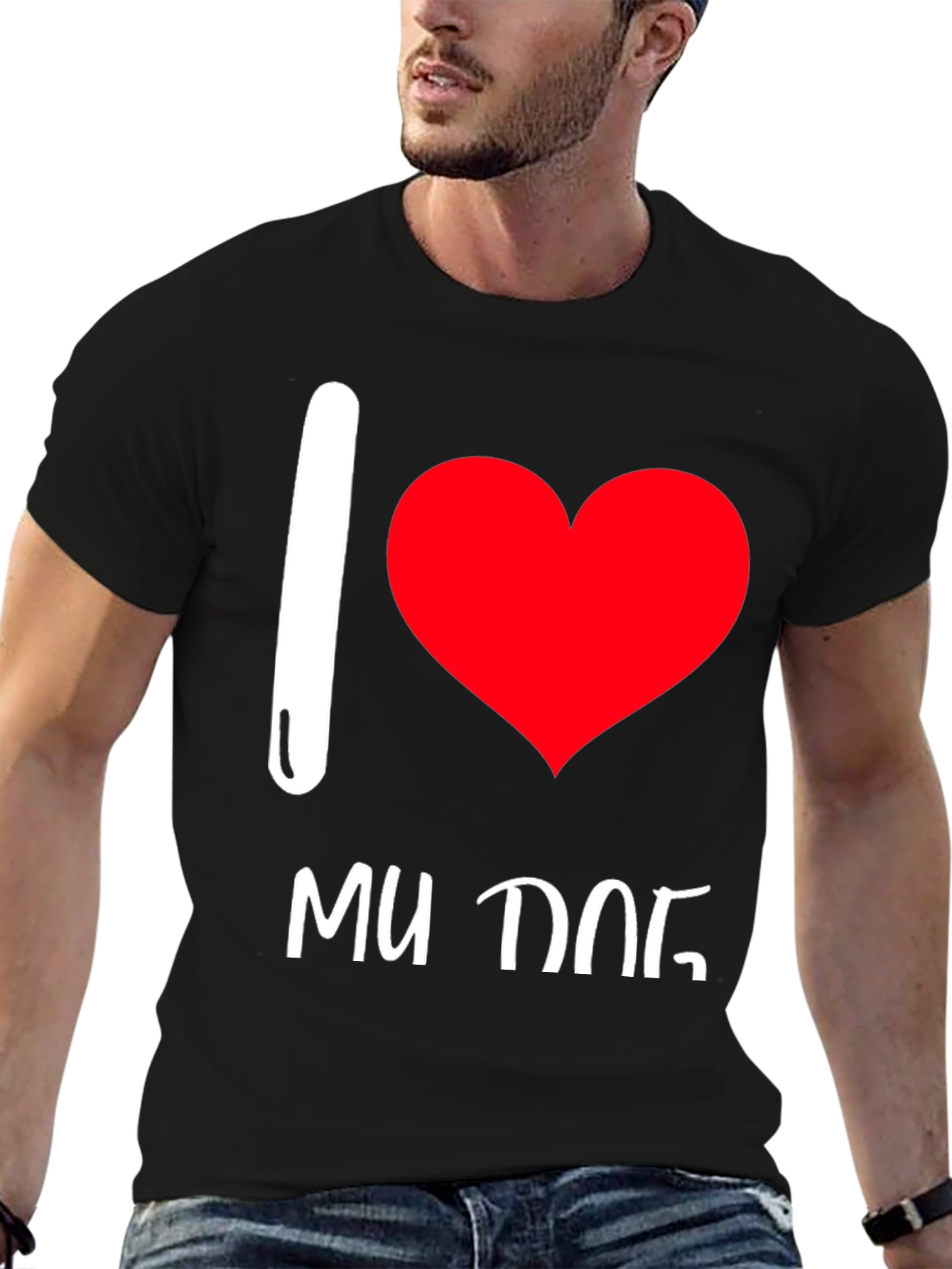 I Love My Dog Graphic Tee