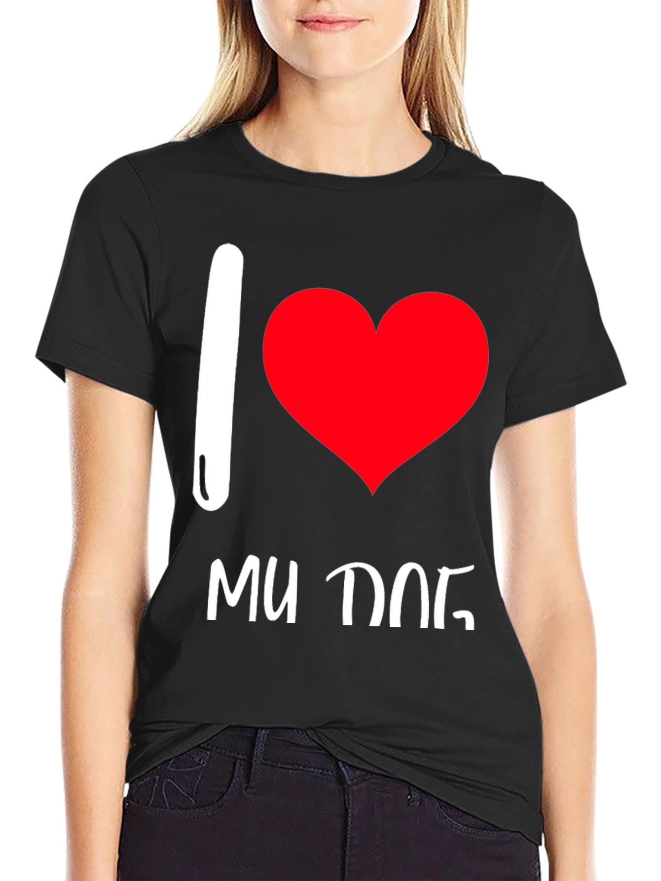 I Love My Dog Graphic Tee