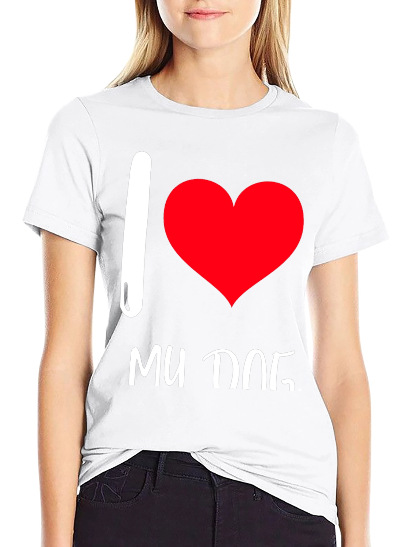 I Love My Dog Graphic Tee