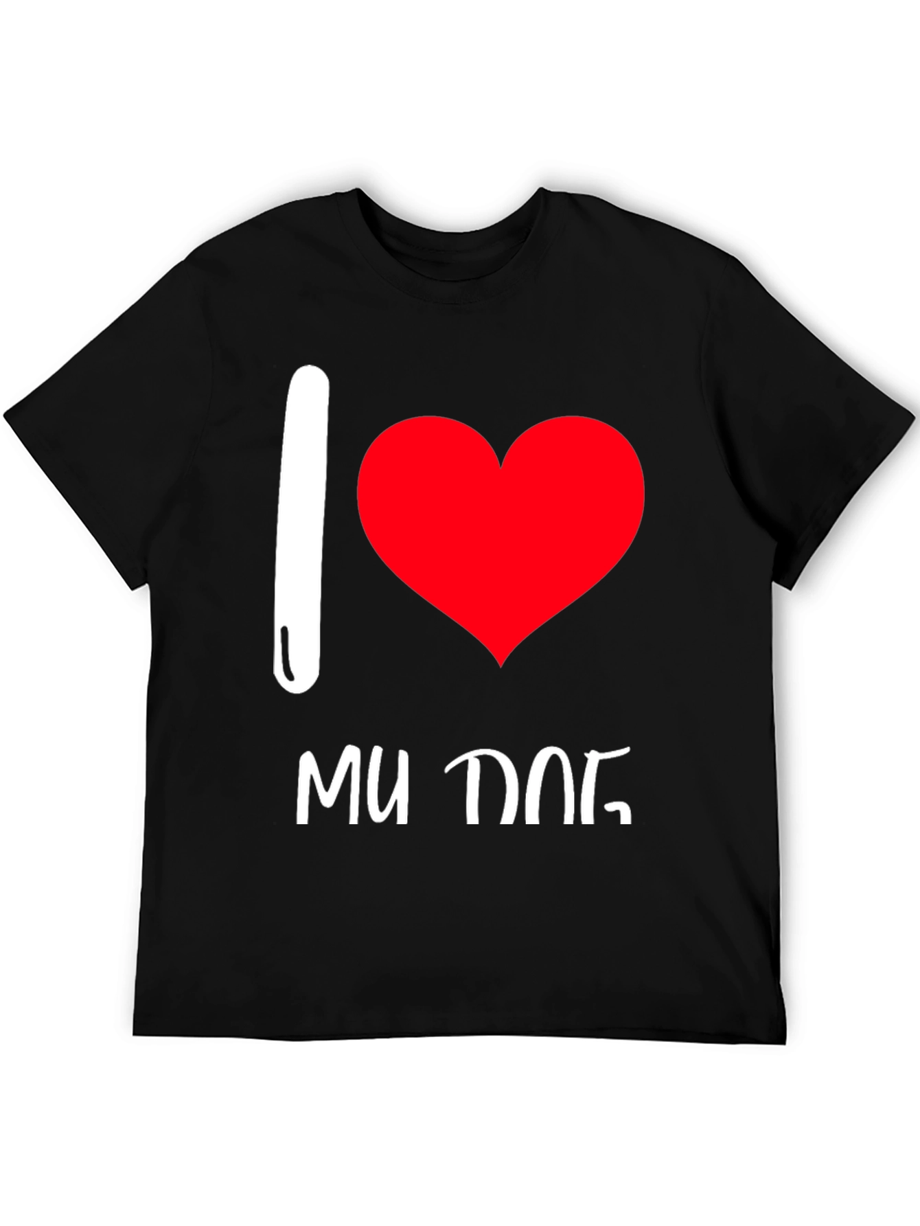 I Love My Dog Graphic Tee