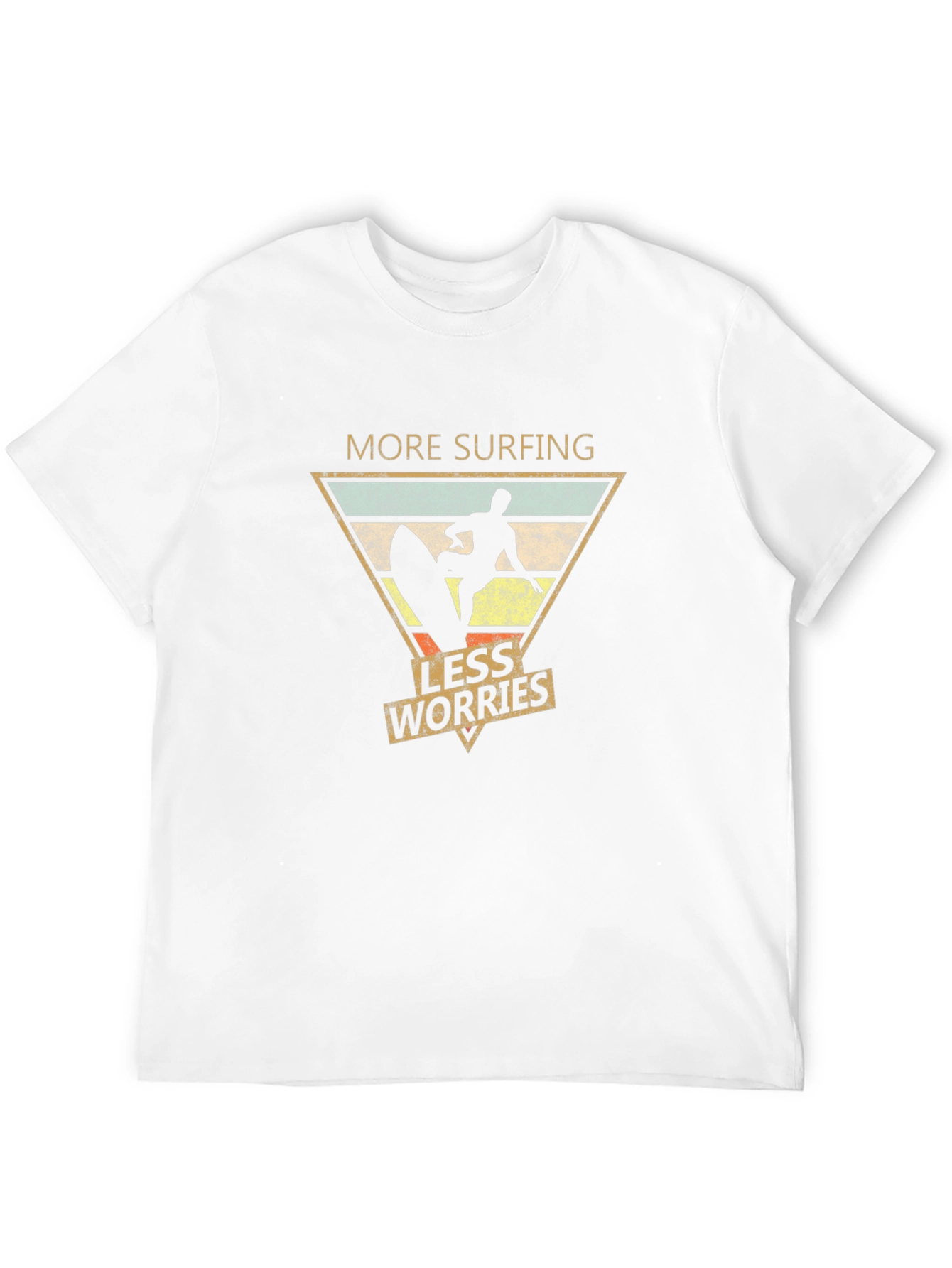 More Surfing Less Worries Graphic Tee