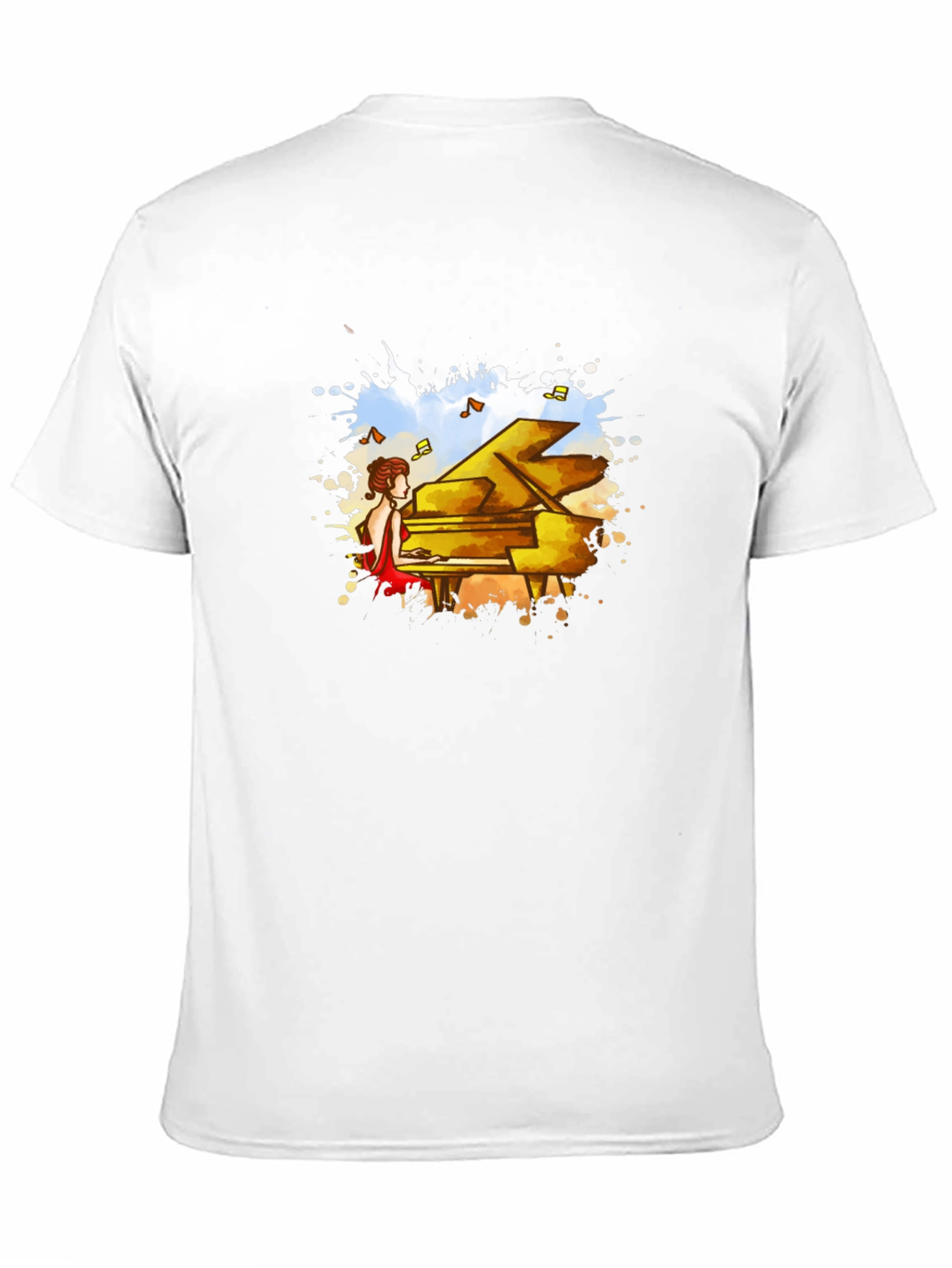 Piano Player Graphic T-Shirt