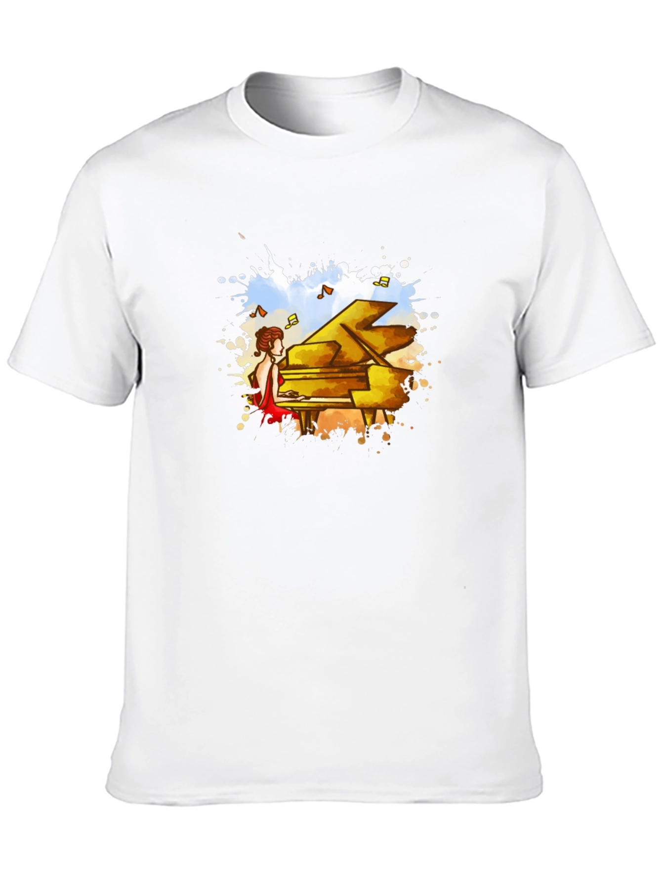 Piano Player Graphic T-Shirt