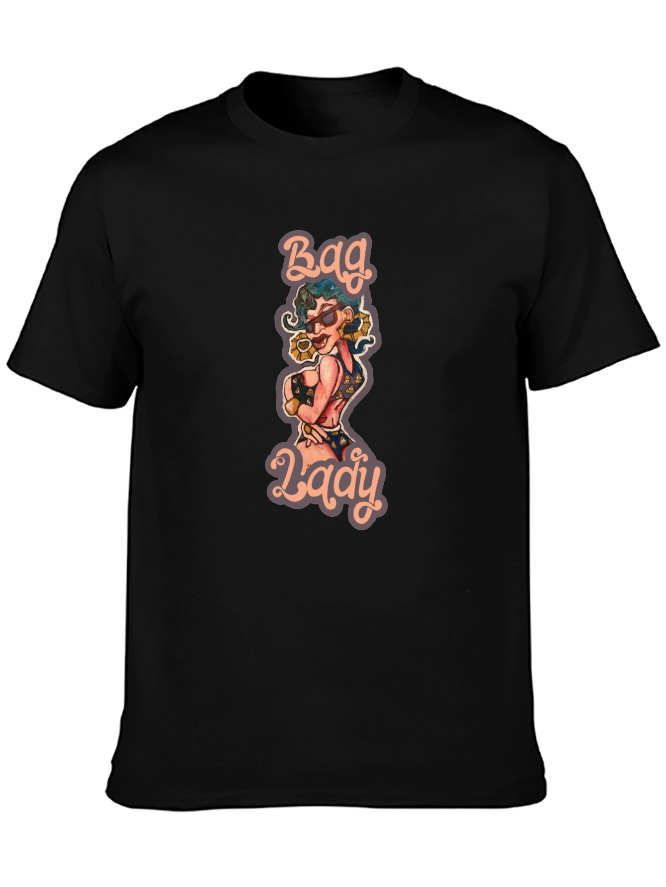 Bag Lady Graphic T-Shirt - Unisex Fashion Tee