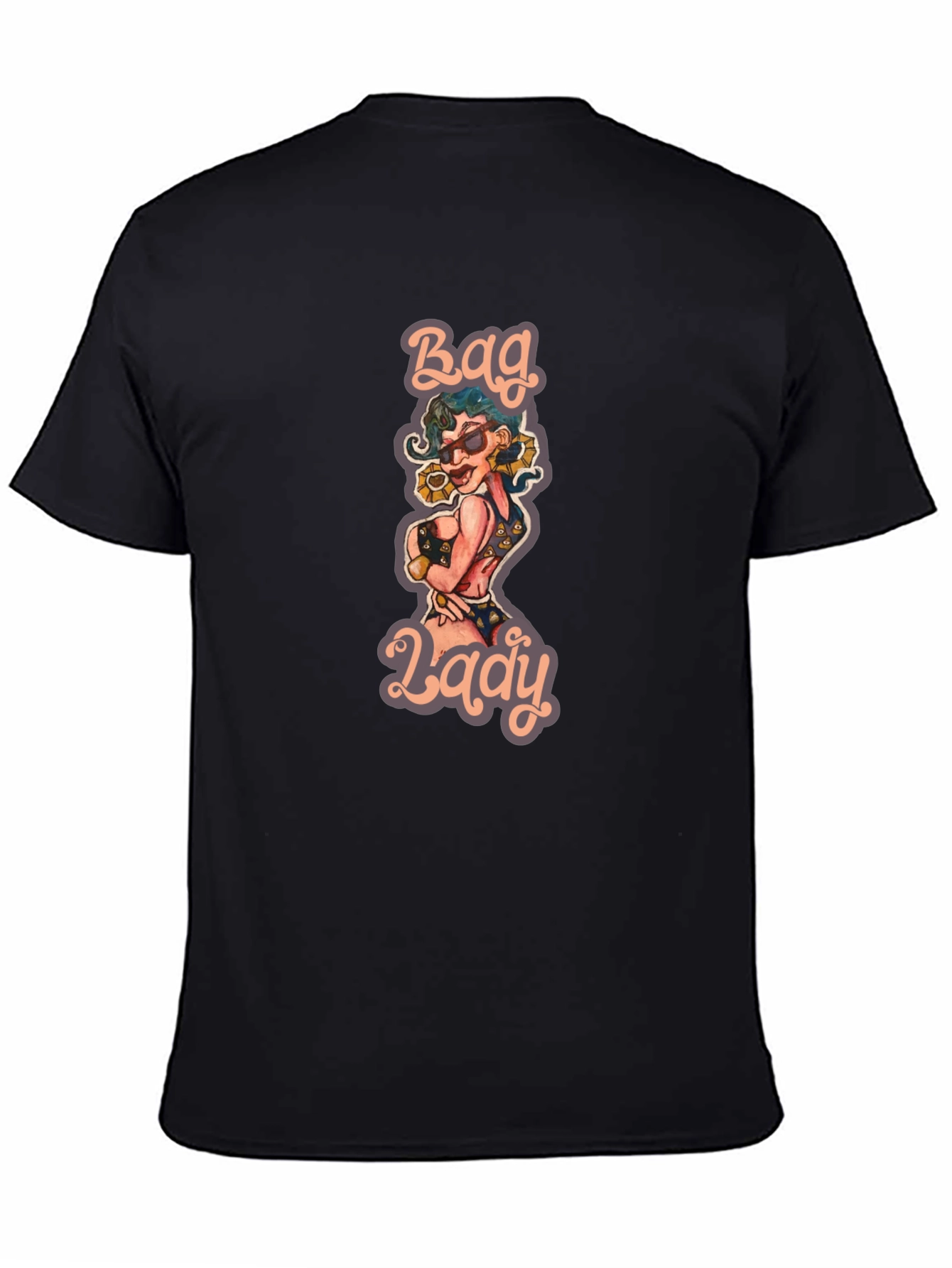 Bag Lady Graphic T-Shirt - Unisex Fashion Tee