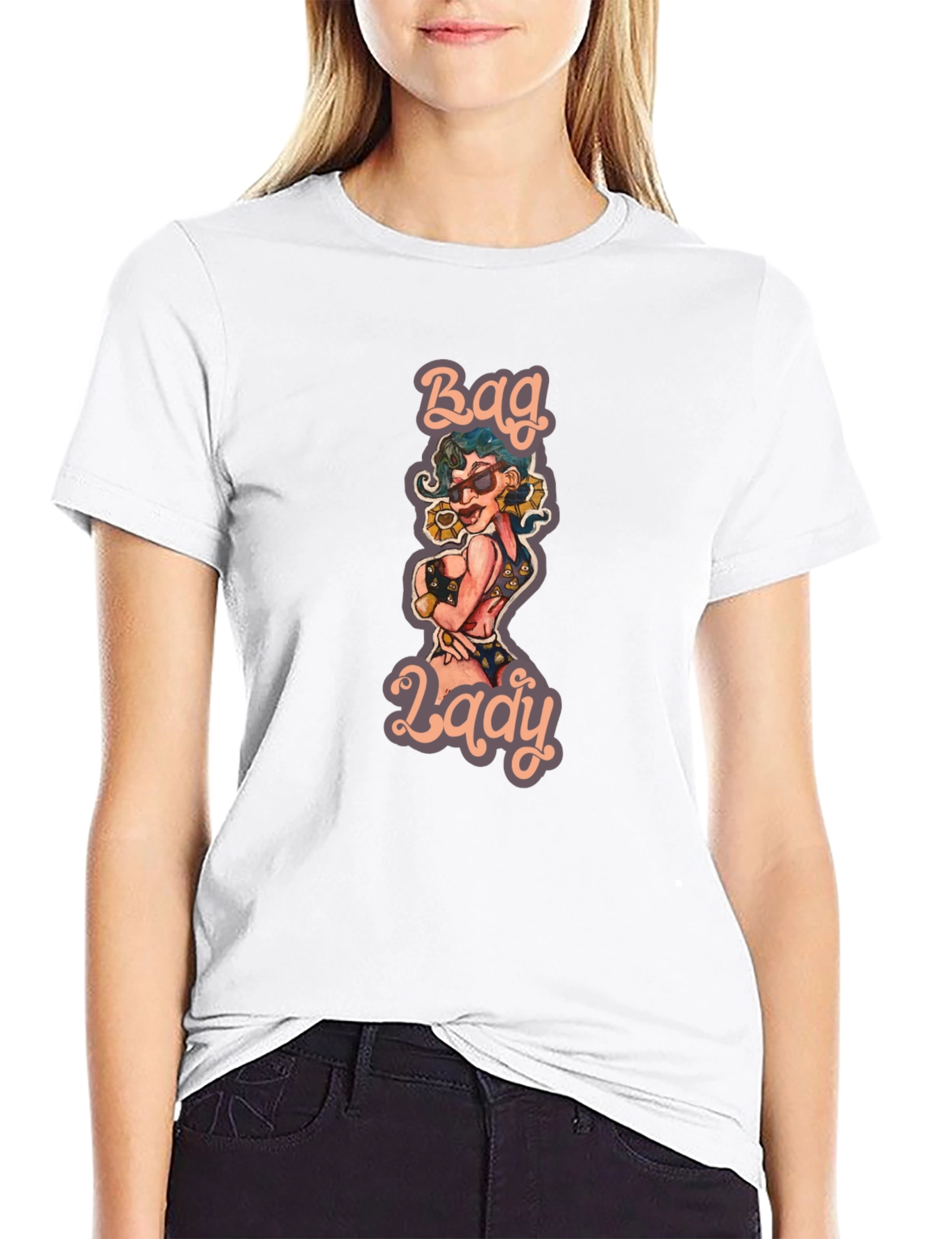 Bag Lady Graphic T-Shirt - Unisex Fashion Tee