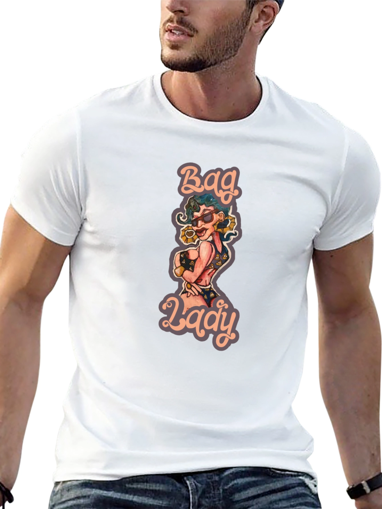 Bag Lady Graphic T-Shirt - Unisex Fashion Tee