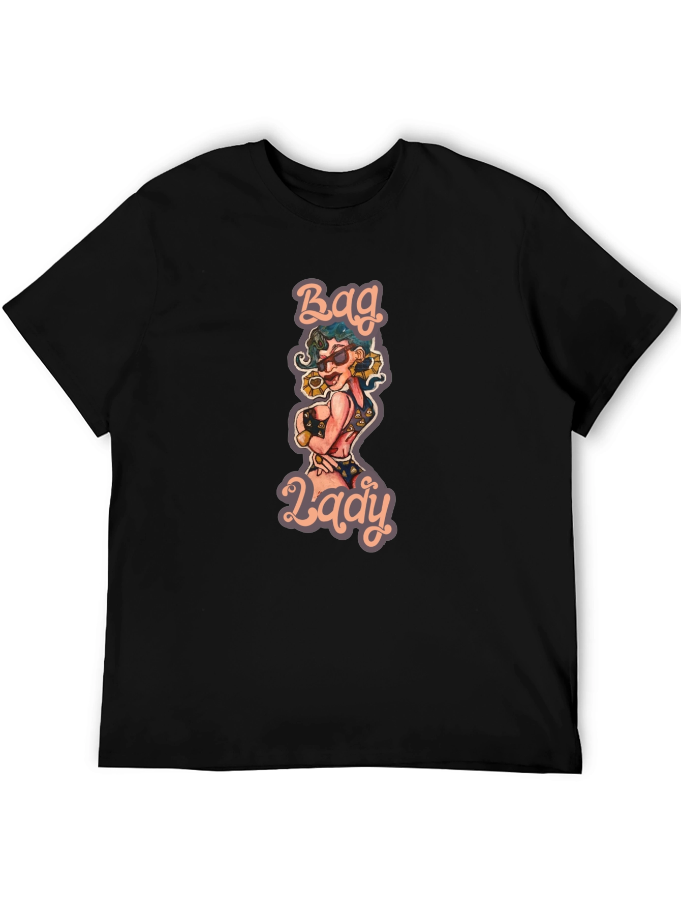 Bag Lady Graphic T-Shirt - Unisex Fashion Tee