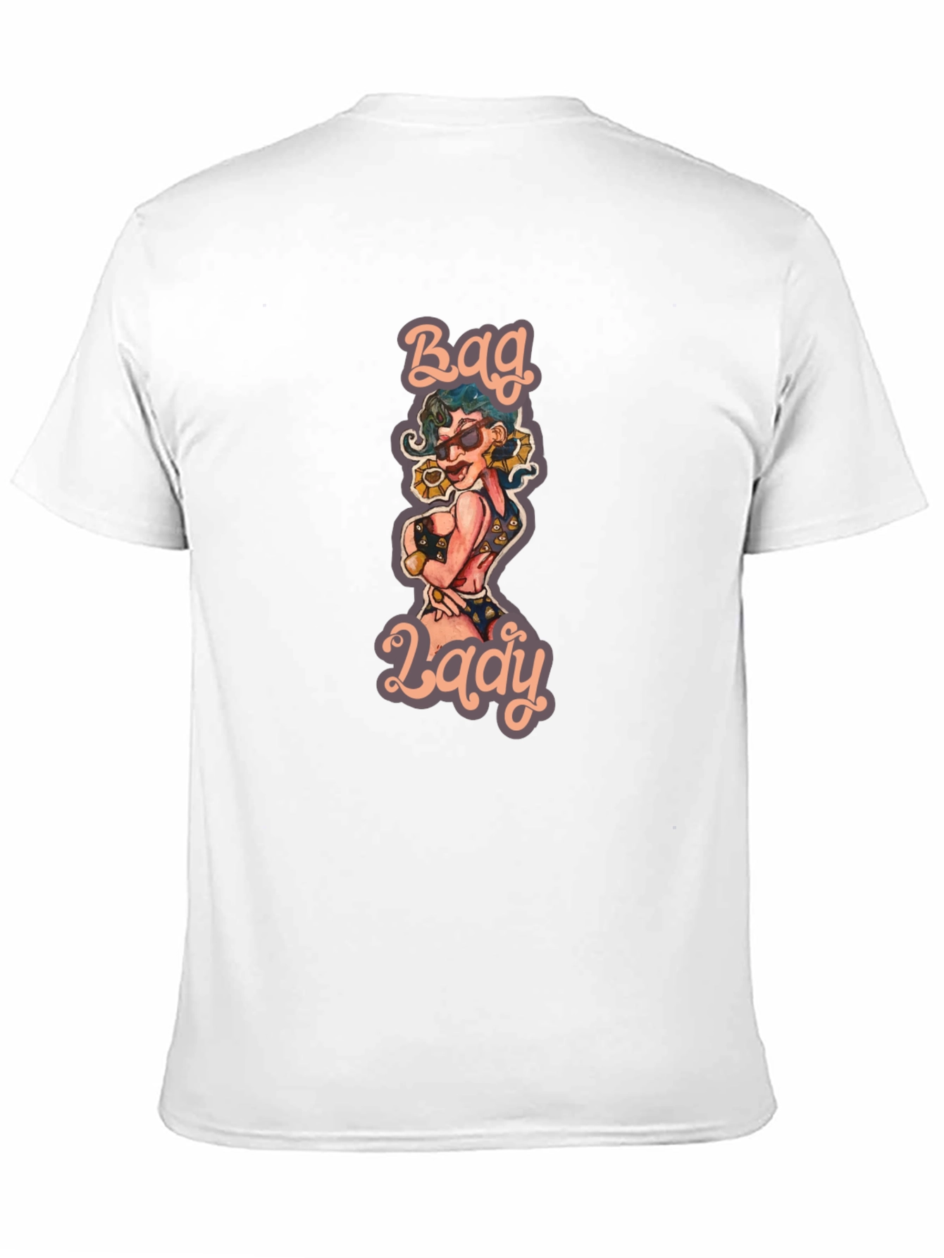 Bag Lady Graphic T-Shirt - Unisex Fashion Tee