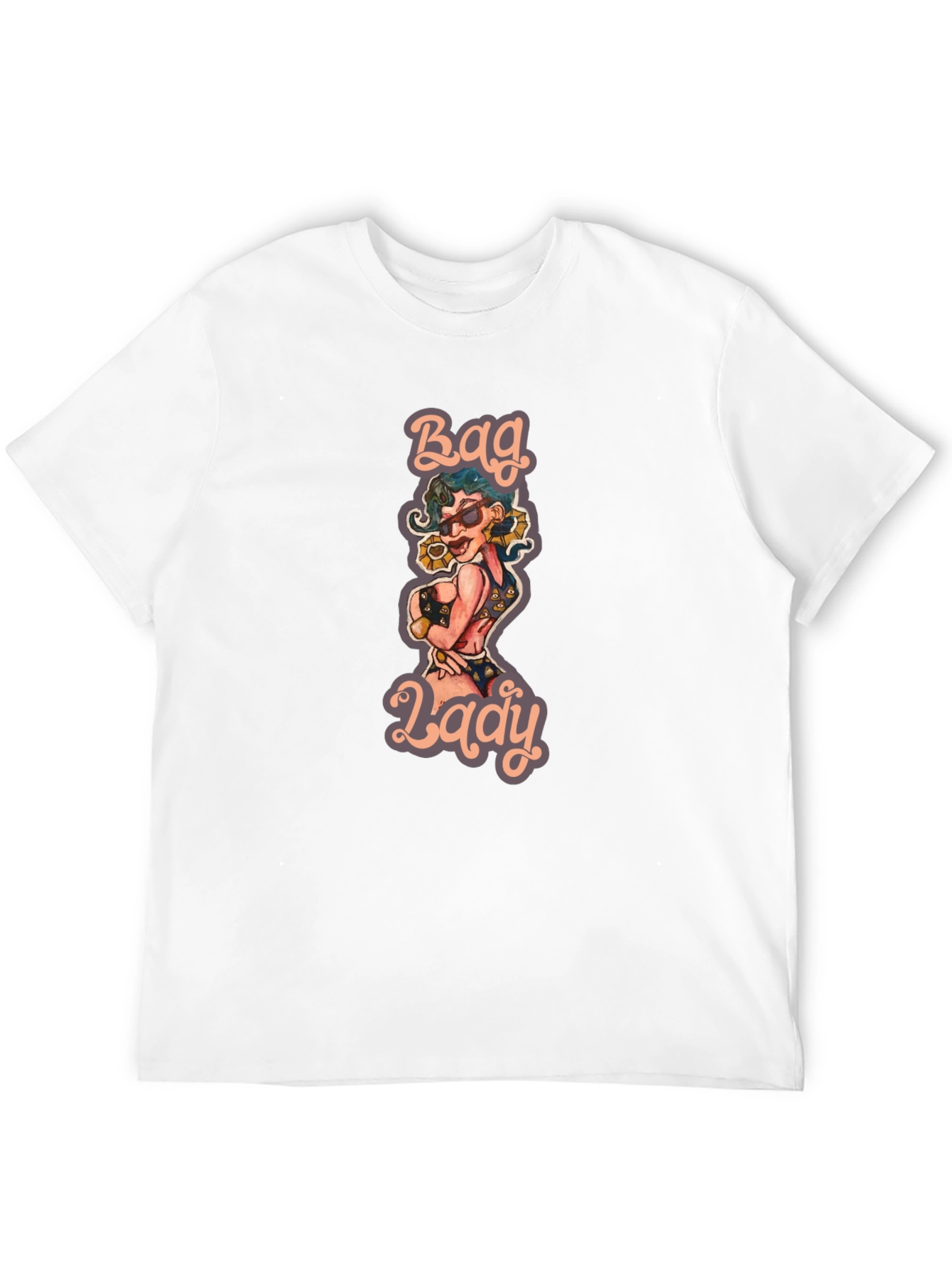 Bag Lady Graphic T-Shirt - Unisex Fashion Tee