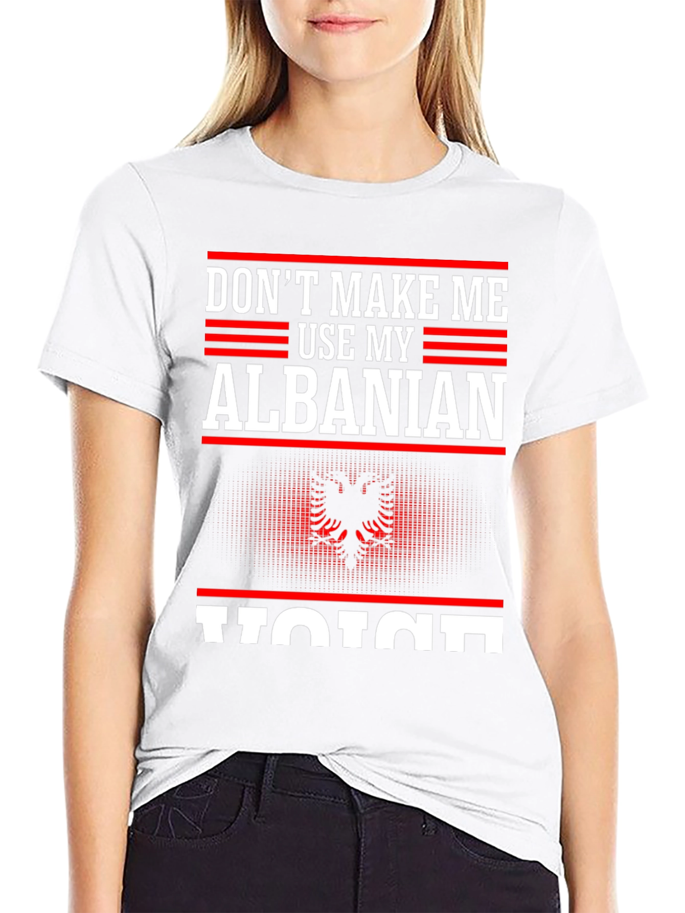 Albanian Voice T-Shirt - Funny Novelty Tee