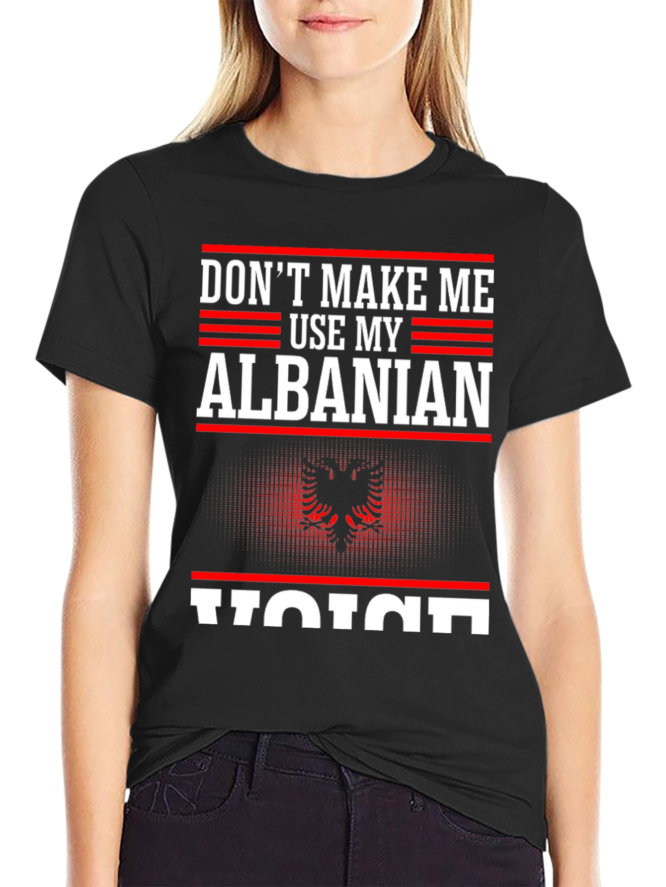 Albanian Voice T-Shirt - Funny Novelty Tee