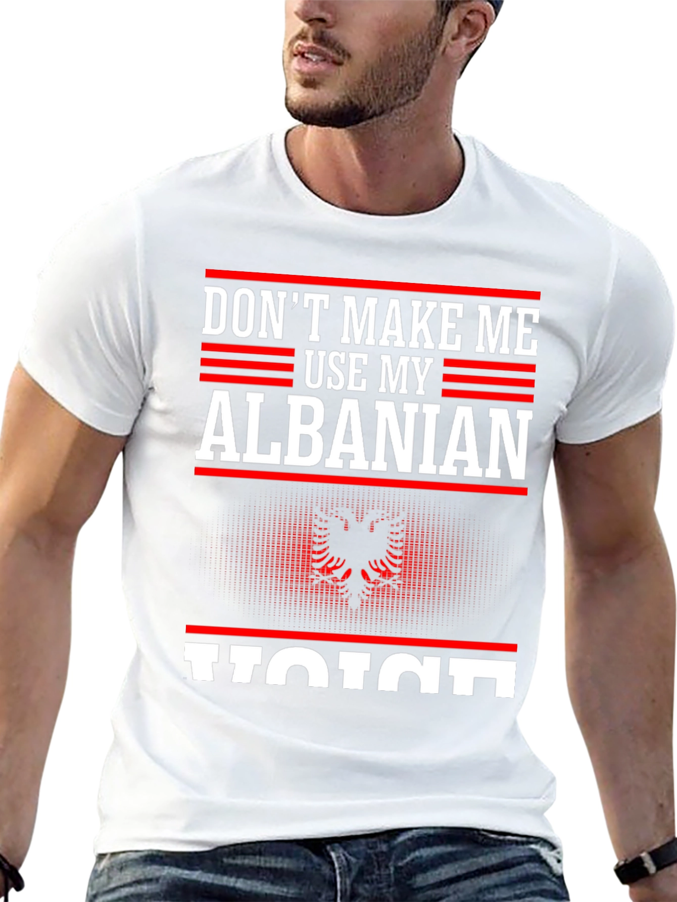 Albanian Voice T-Shirt - Funny Novelty Tee