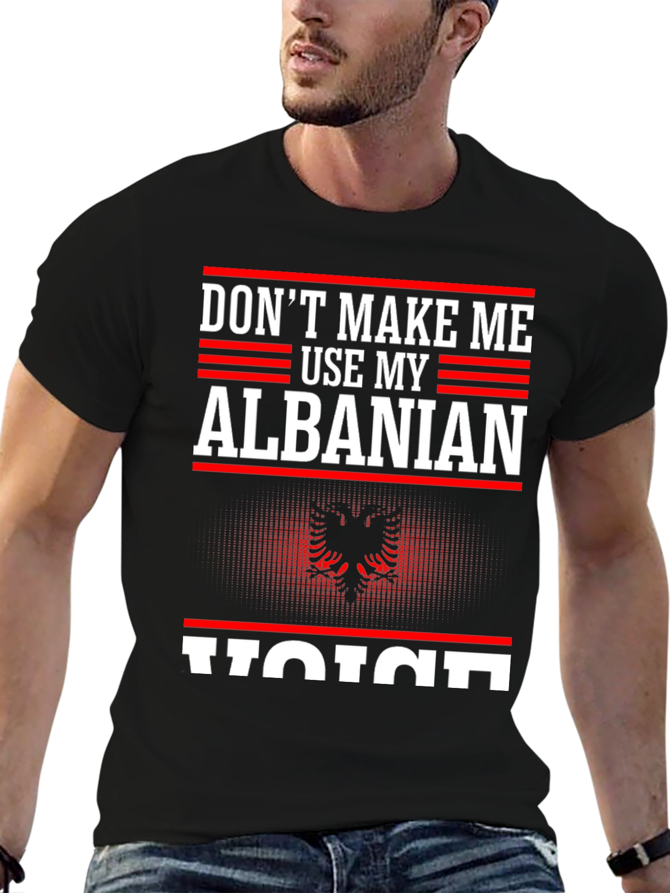 Albanian Voice T-Shirt - Funny Novelty Tee