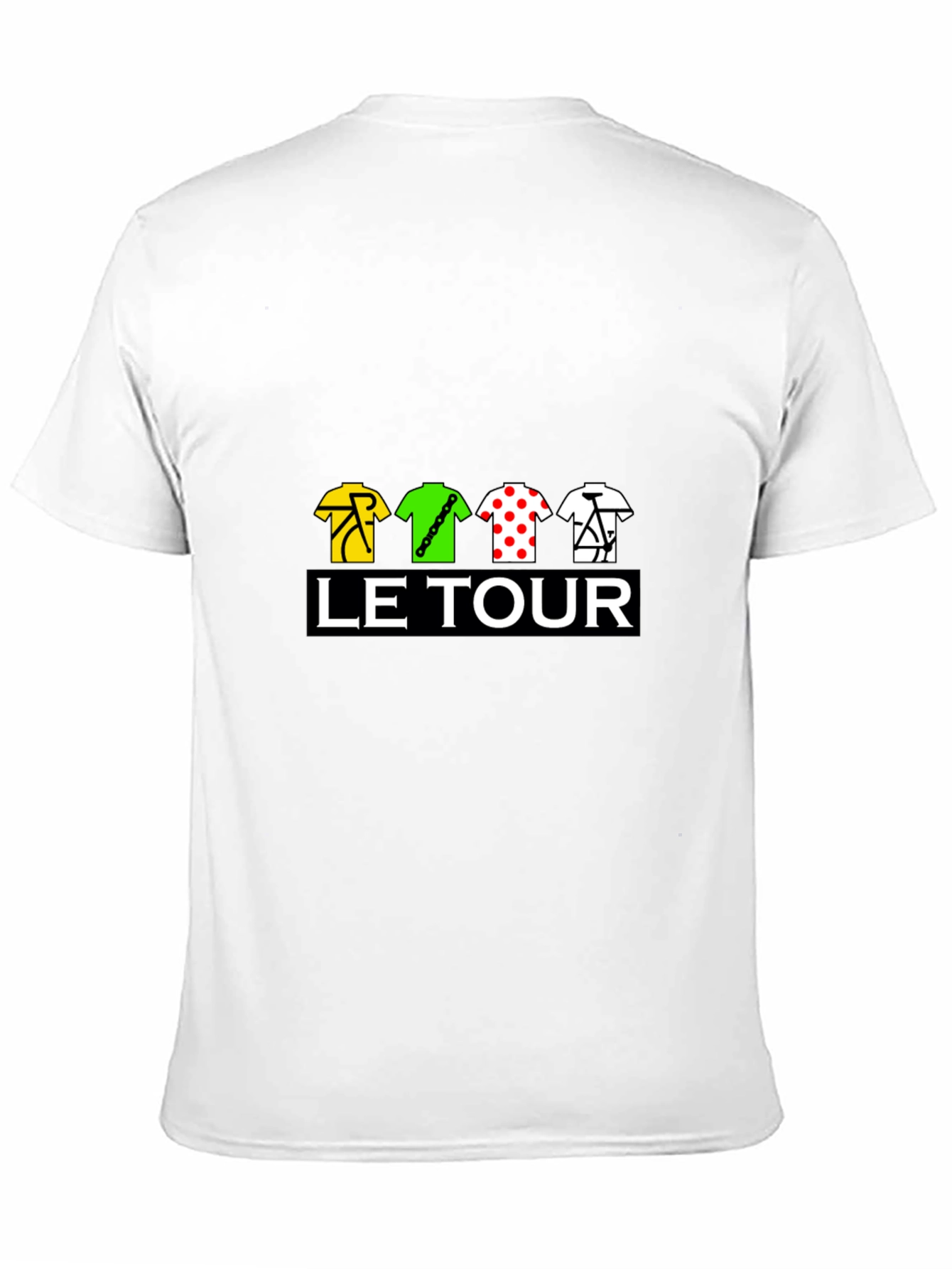 Le Tour Cycling Jersey T-Shirt - Black