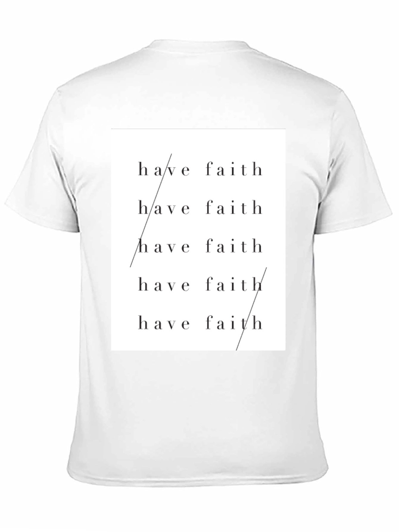 Have Faith Graphic Tee - Stylish Black T-Shirt
