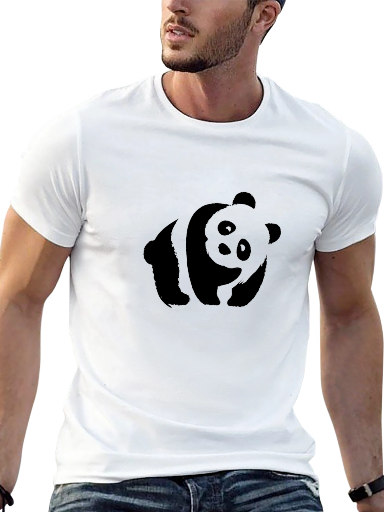 Black Panda T-Shirt - Stylish and Comfortable