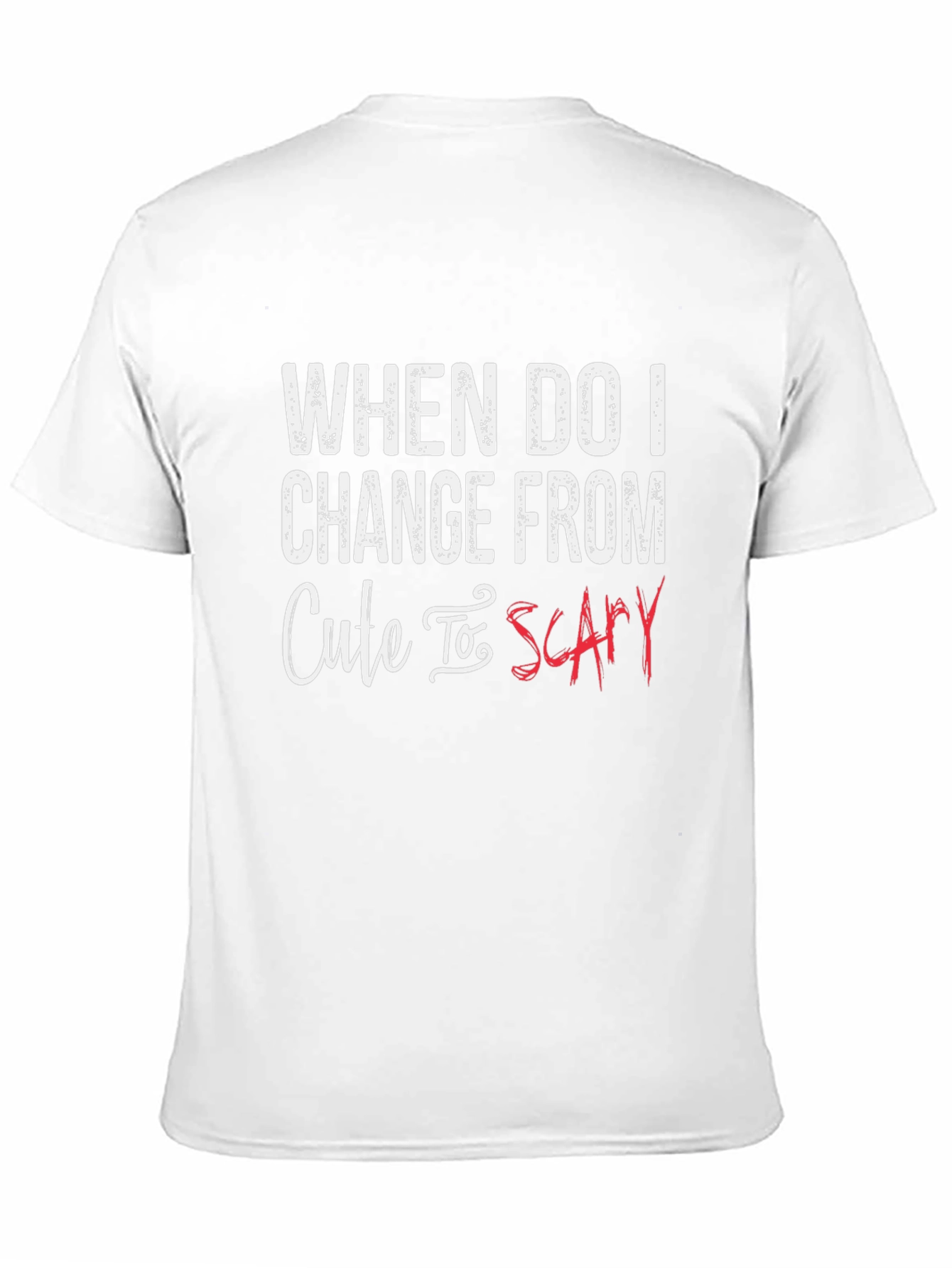 Cute to Scary Mens Graphic Tee