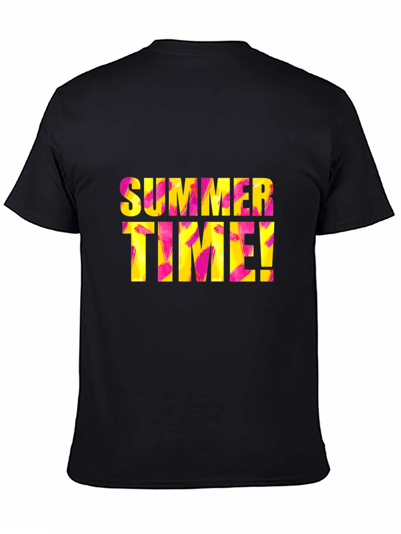 Summer Time Black T-Shirt