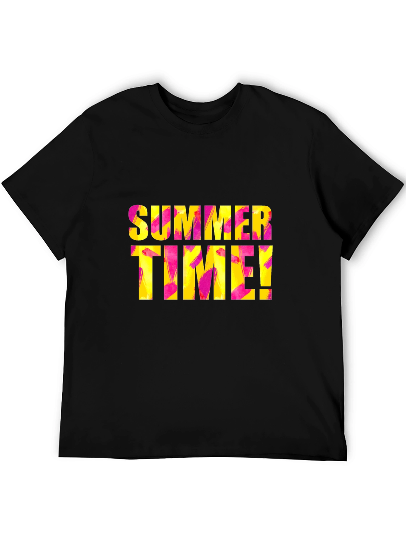 Summer Time Black T-Shirt