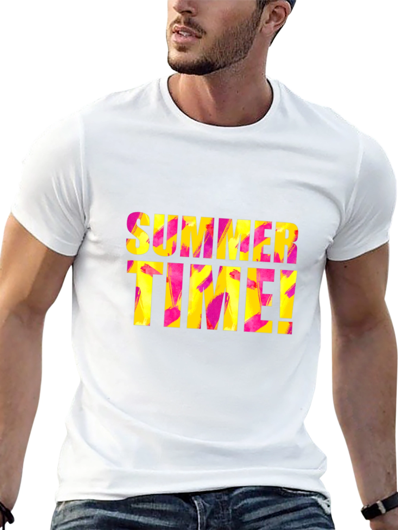 Summer Time Black T-Shirt