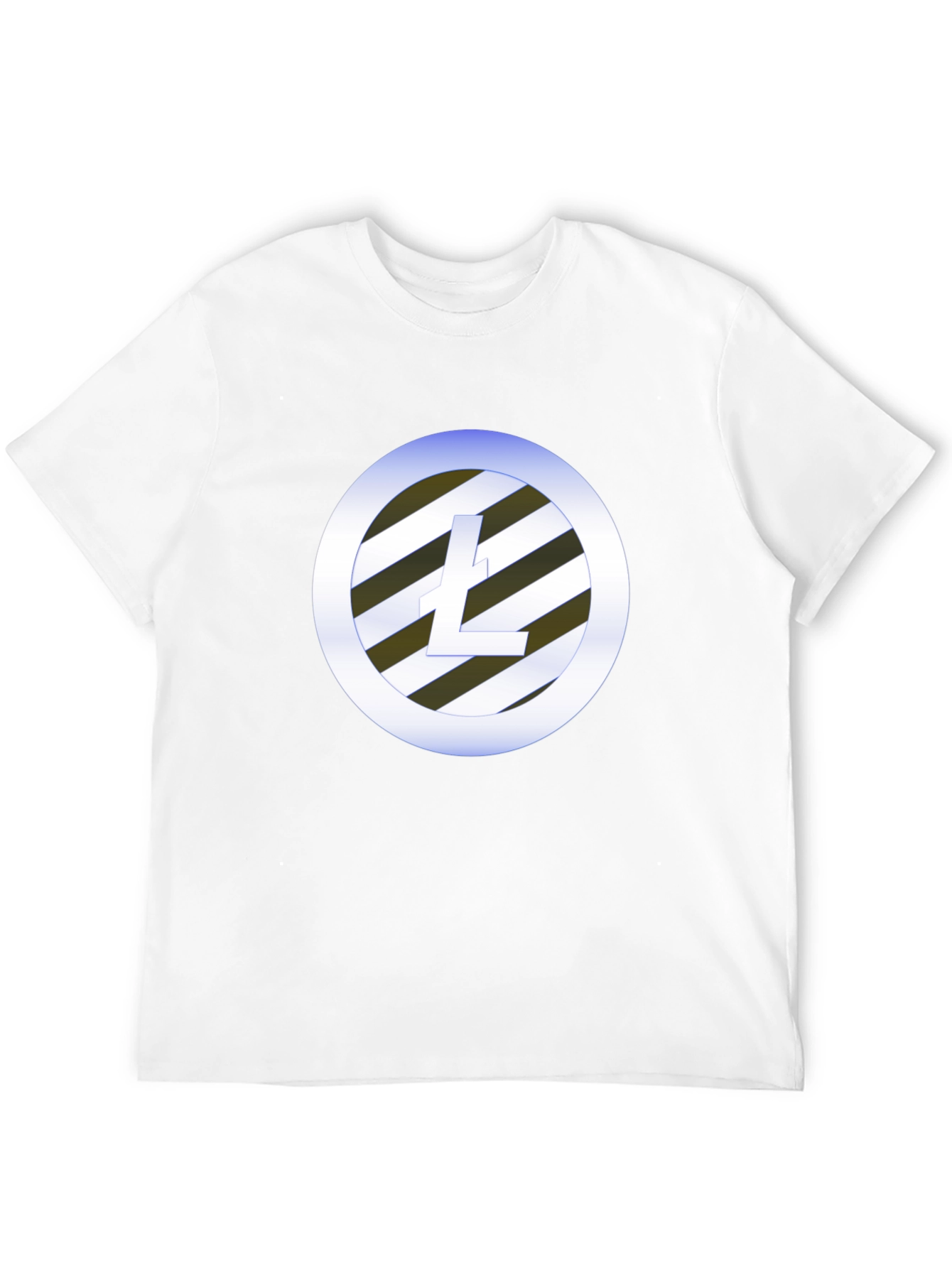 Litecoin Crypto Tee - Black Graphic T-Shirt
