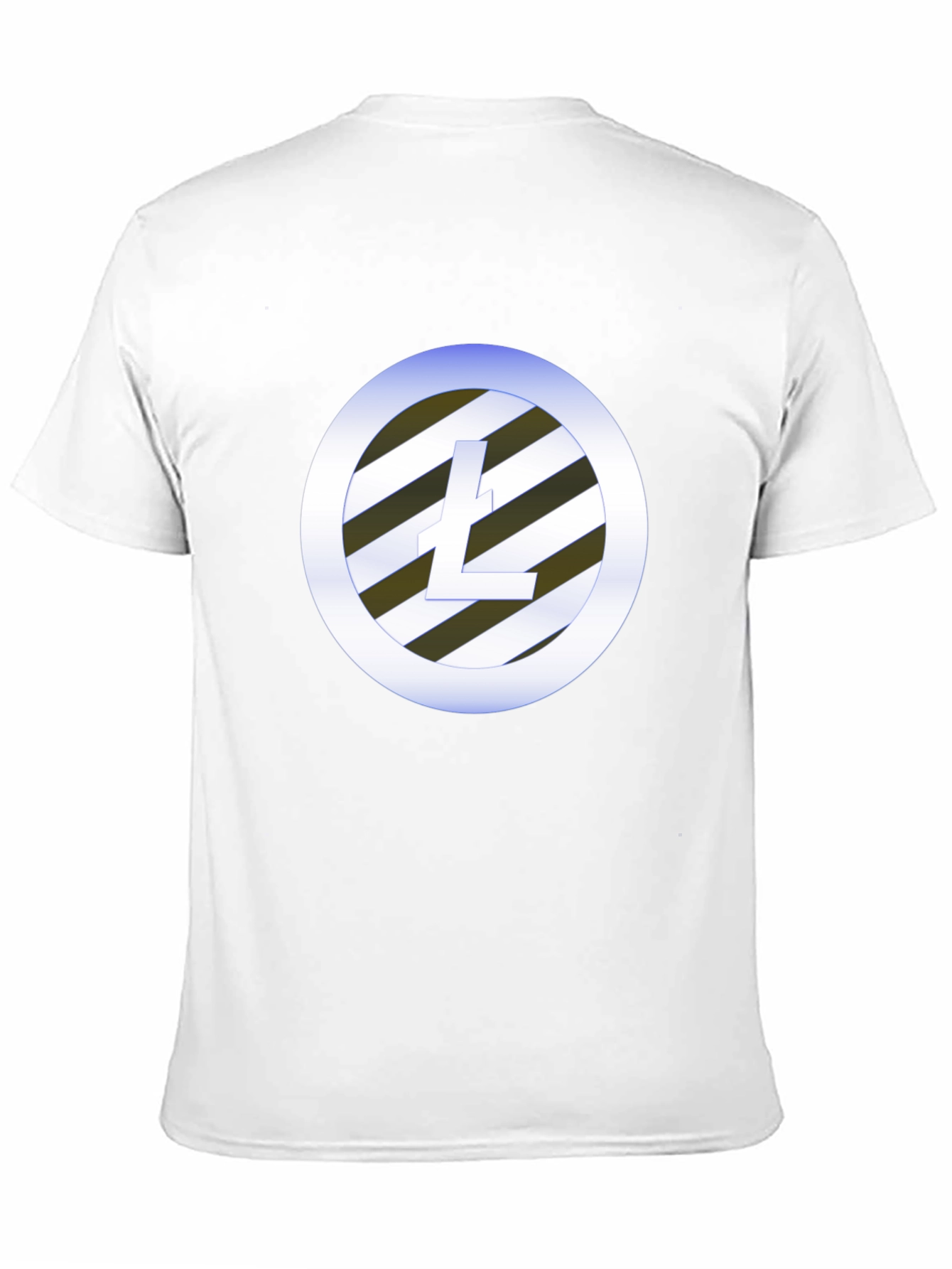 Litecoin Crypto Tee - Black Graphic T-Shirt