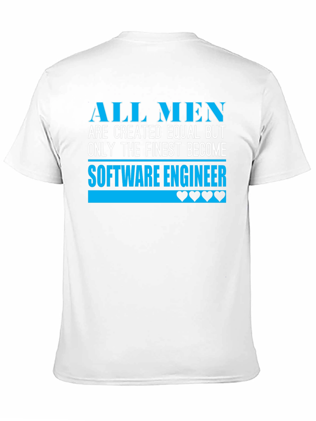 Finest Software Engineer Black T-Shirt