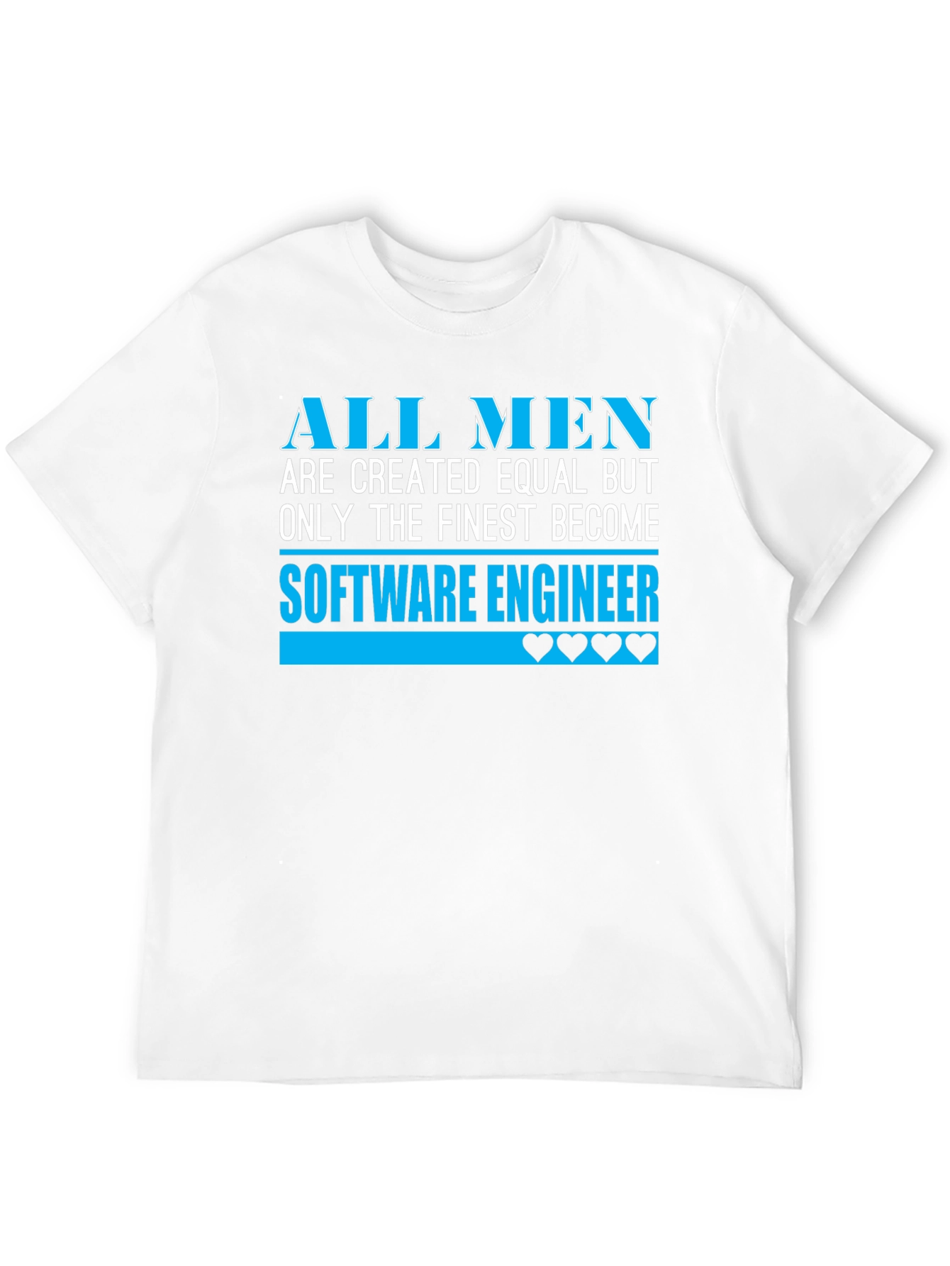 Finest Software Engineer Black T-Shirt