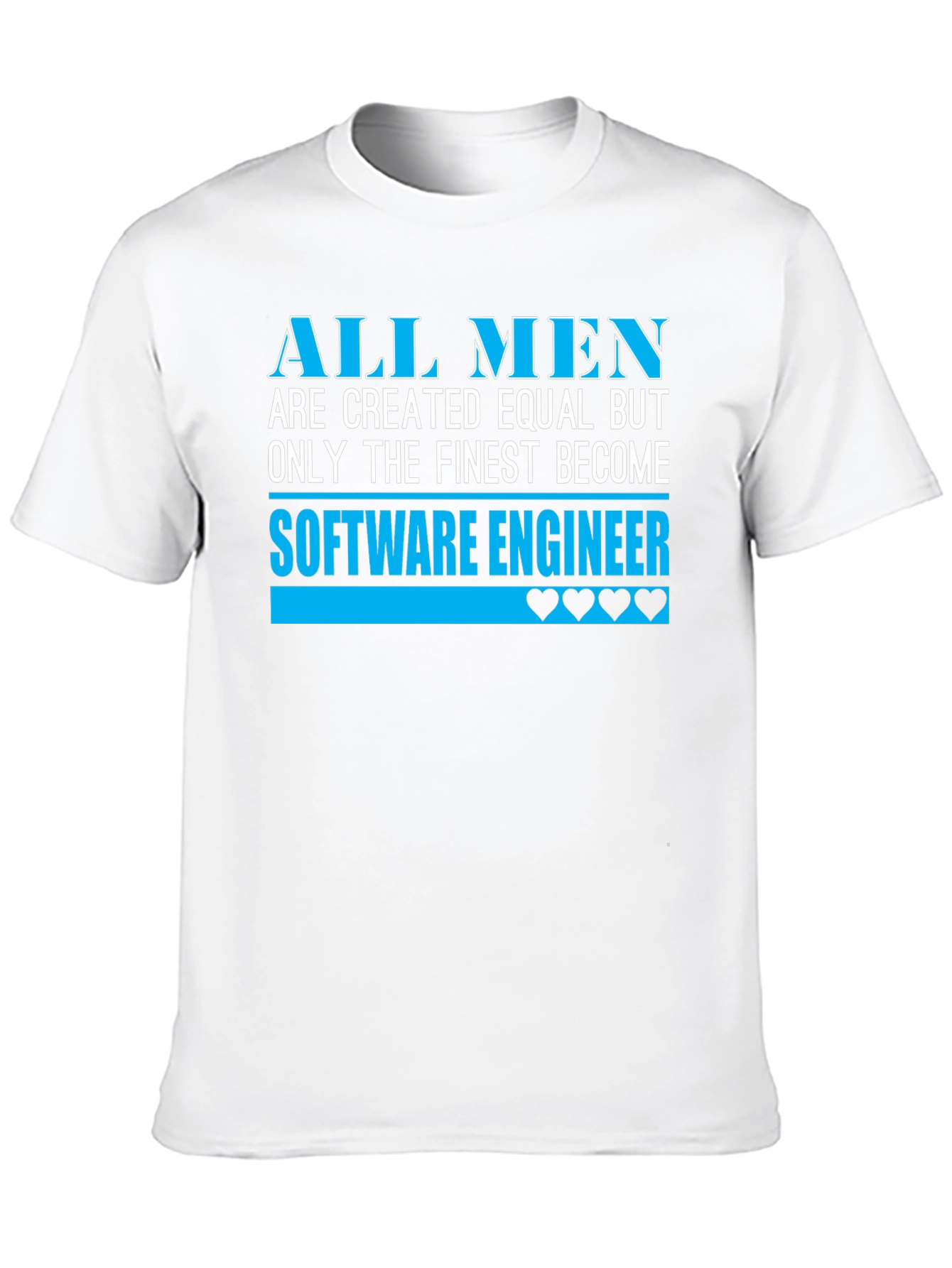 Finest Software Engineer Black T-Shirt