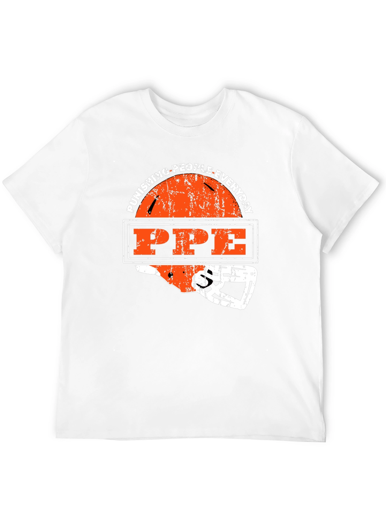 Punishing People Everyday PPE Football T-Shirt